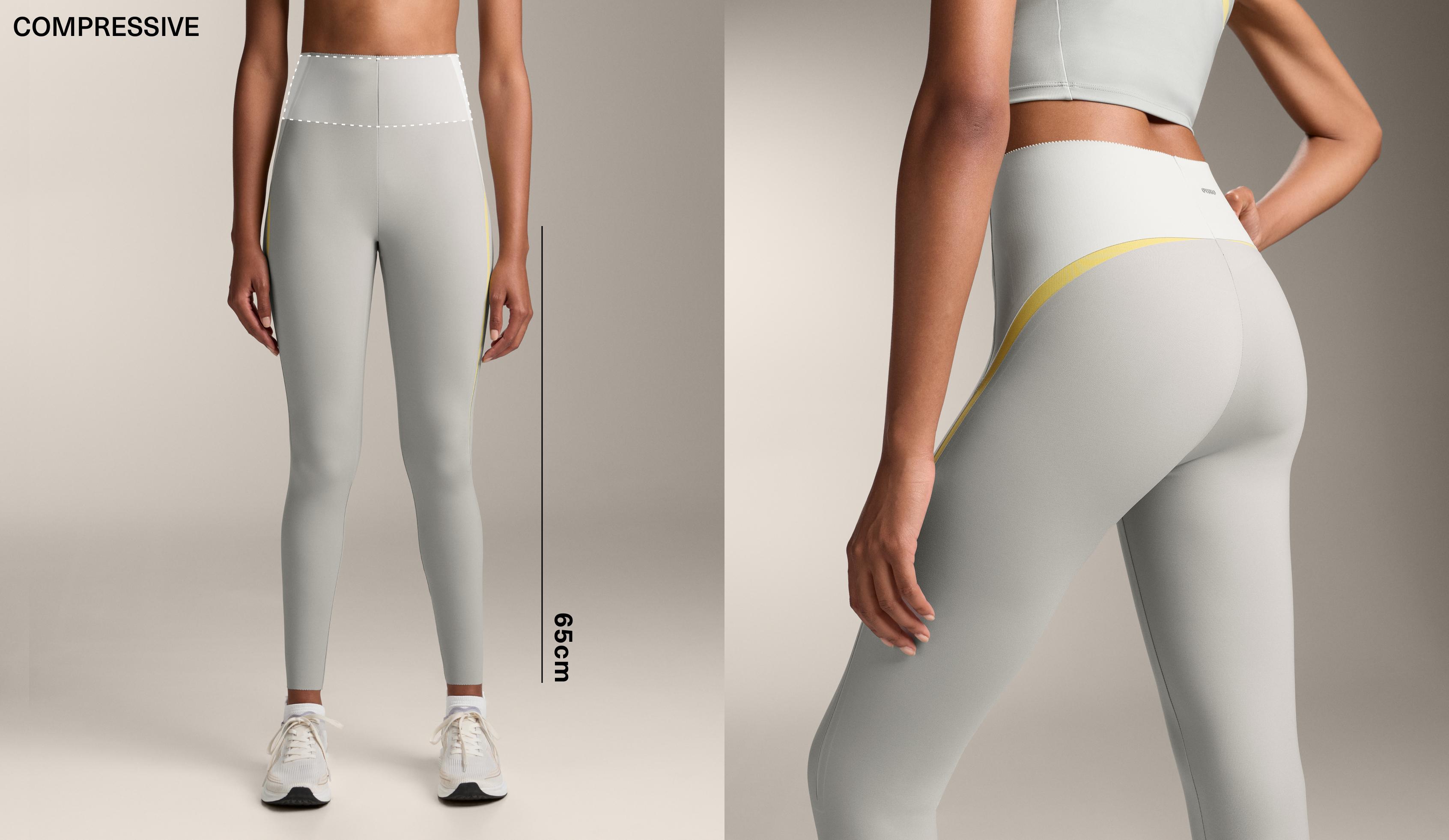 Легинсы длиной до щиколотки Compressive Core Control с завышенной талией, 65 см - Распродажа