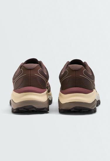 Multi-piece contrast freetime trainers — BROWN 5