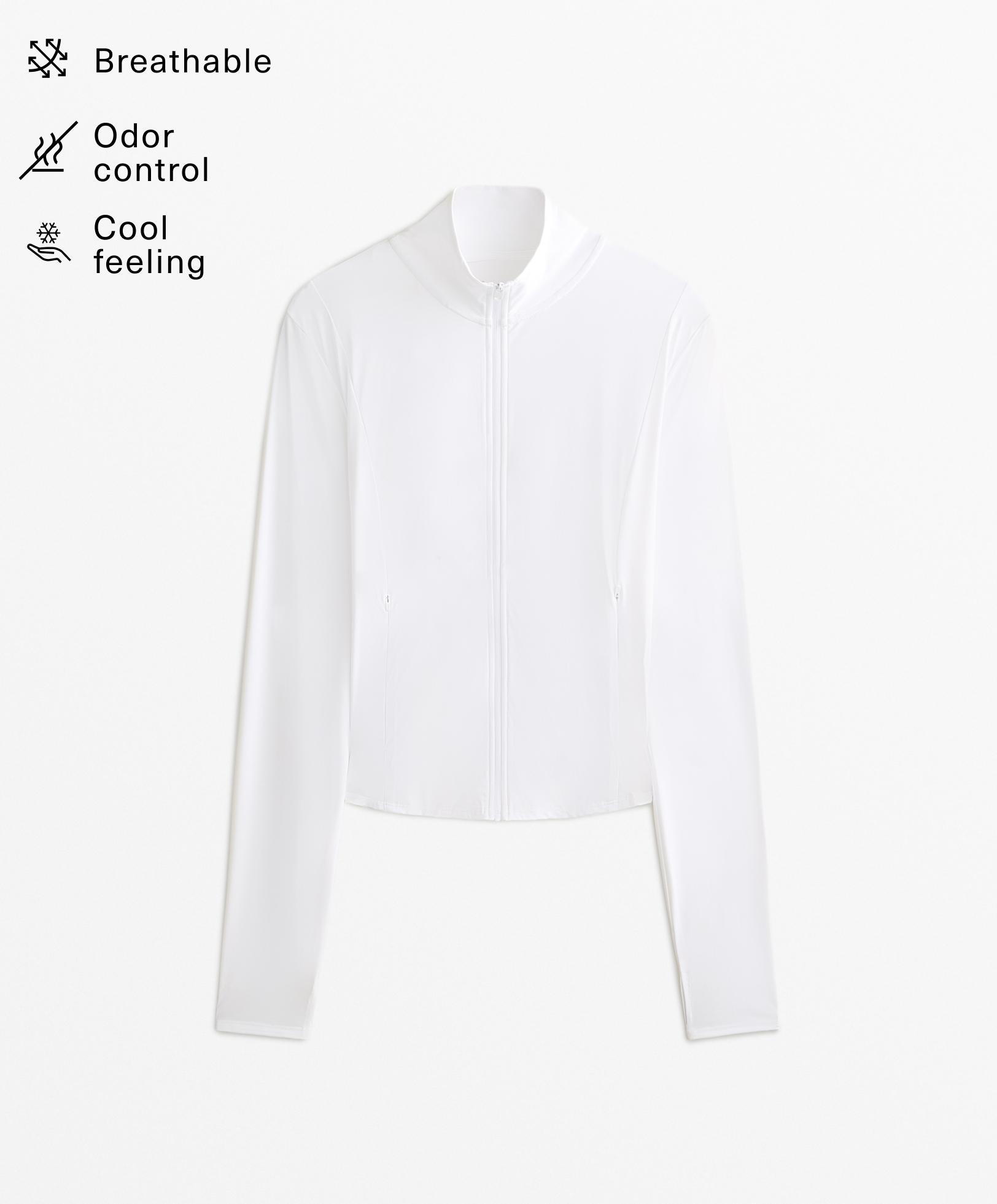 Cold-touch technical jacket