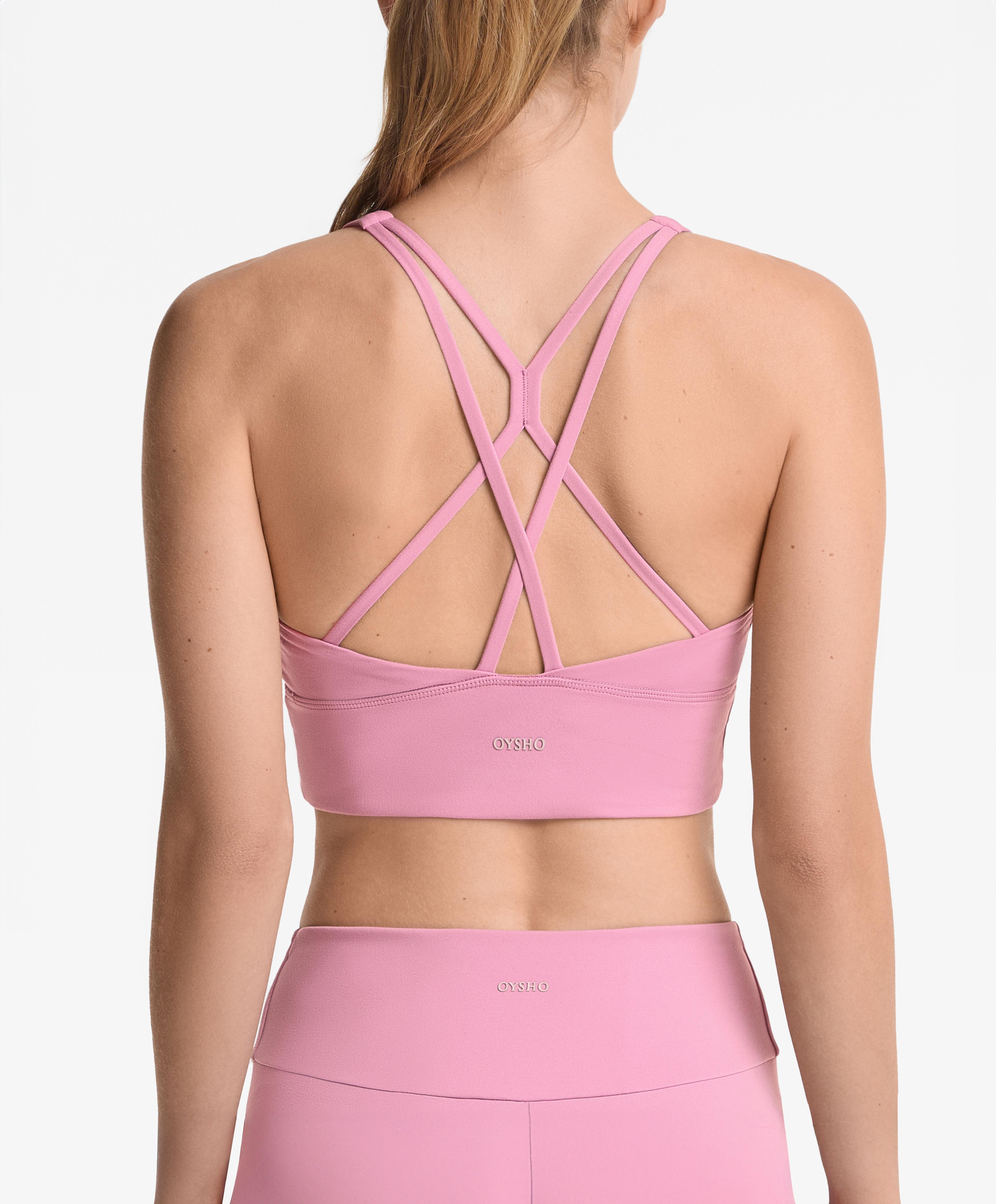 Medium-support comfortlux sports bra with cups