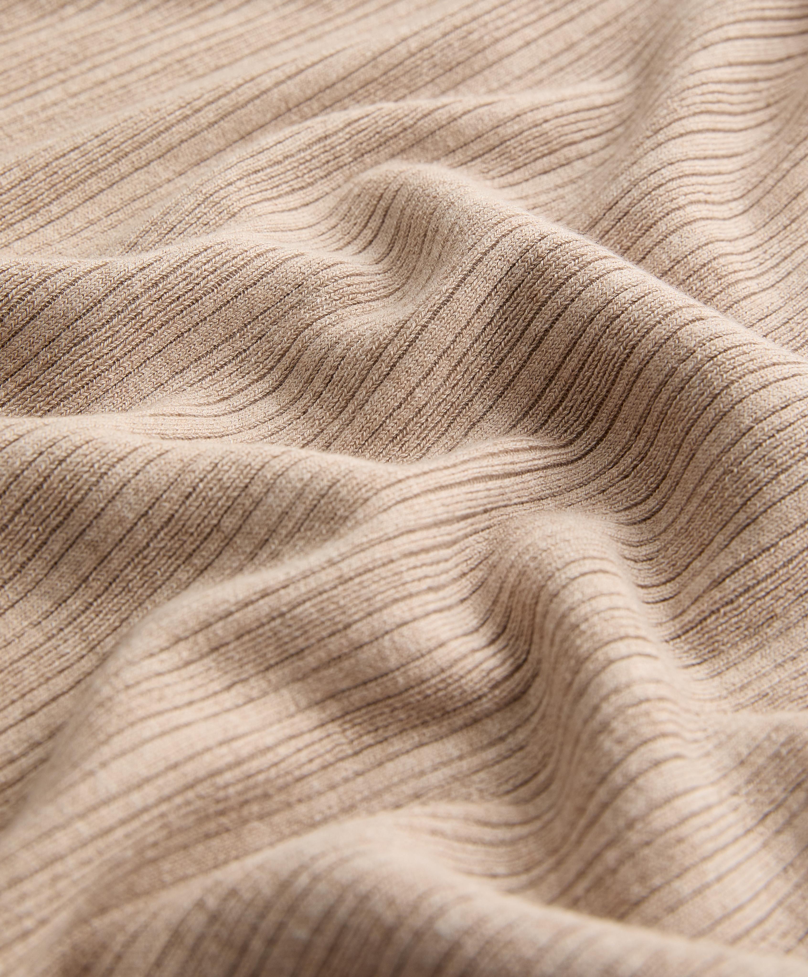 Knit rib cape jumper — SANDY