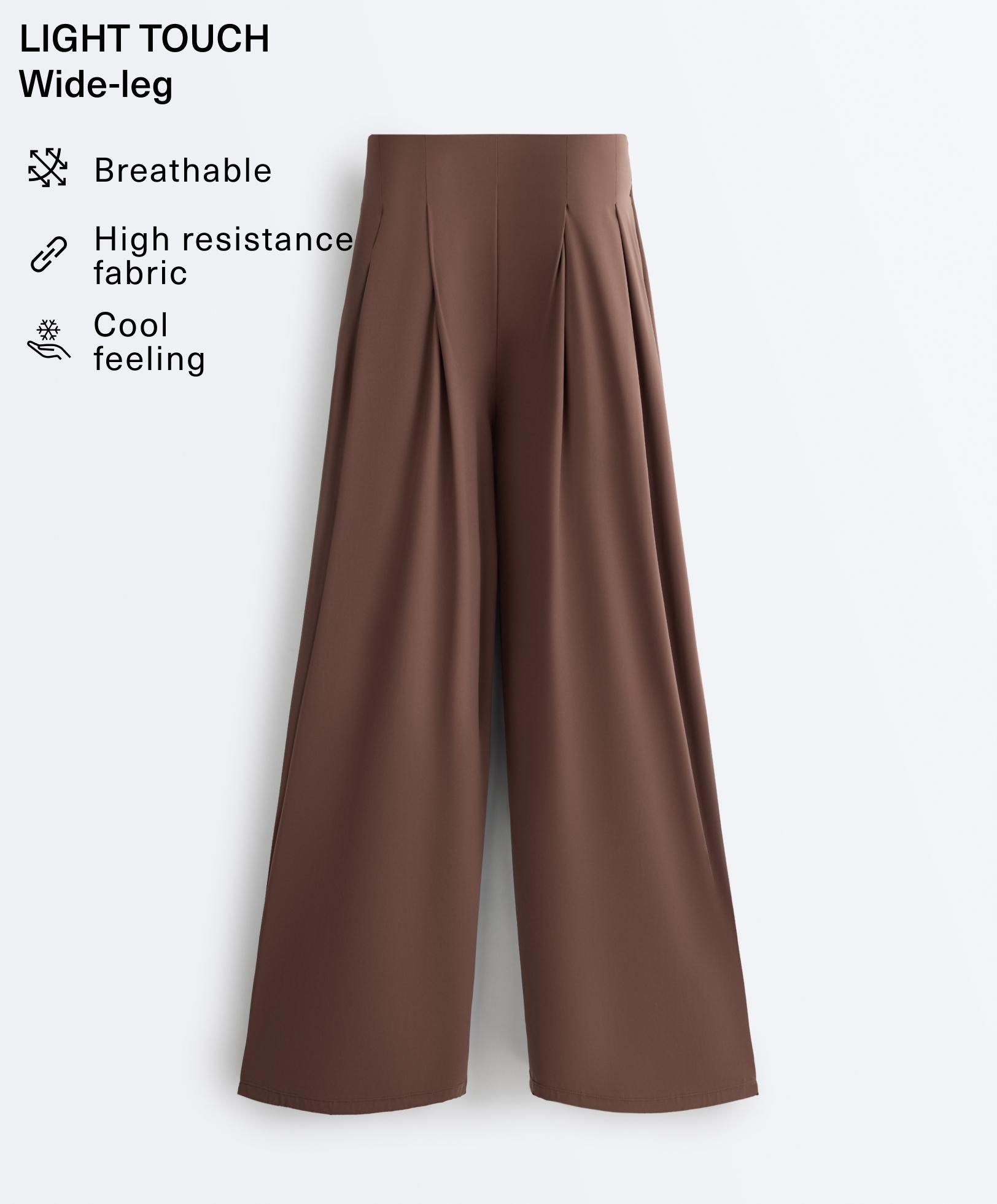 Light Touch pensli geniş paça pantolon Light Touch pensli geniş paça pantolon