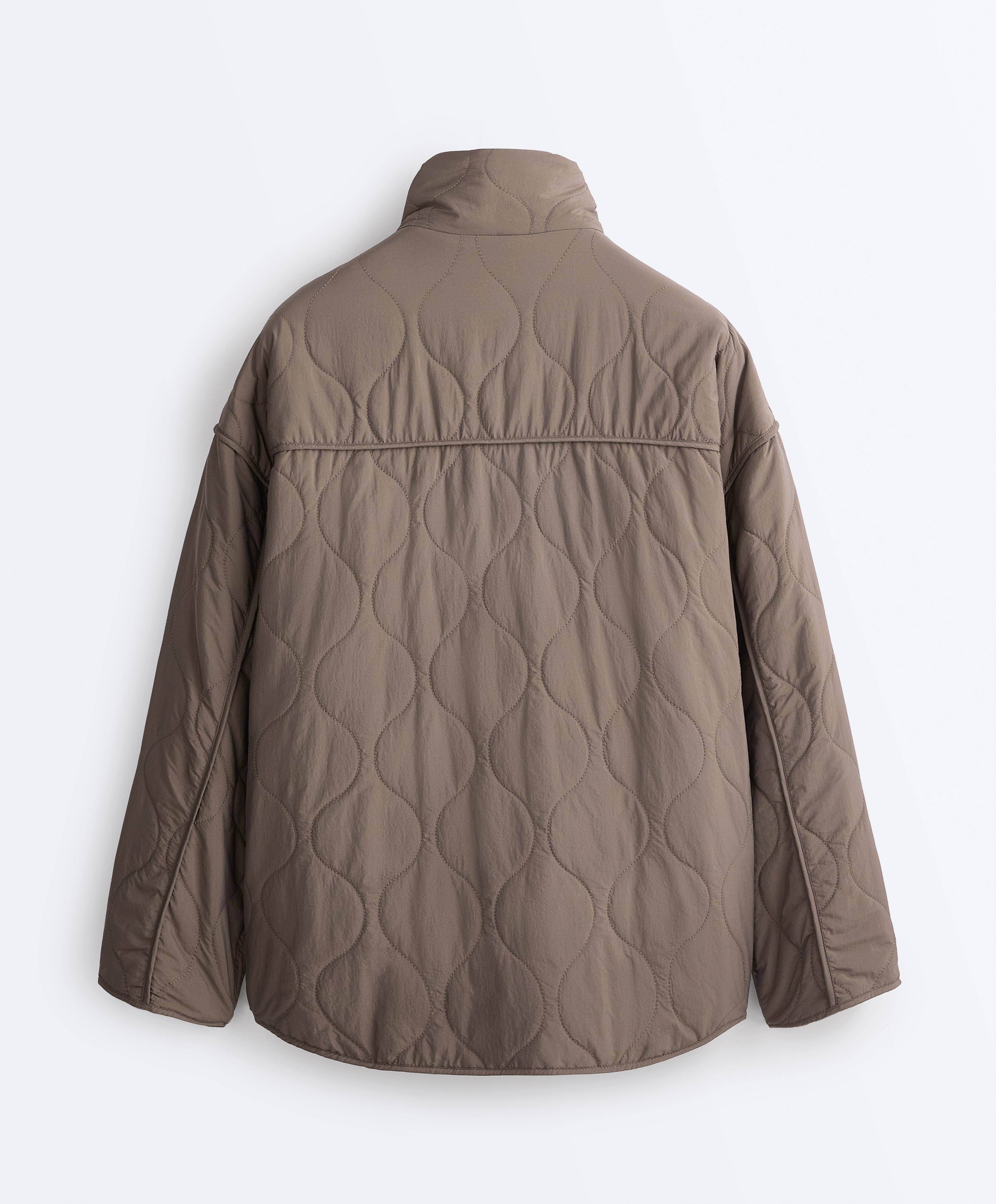 Water-repellent FELLEX® AEROGEL padded jacket — WASHED TAUPE-MAUVE