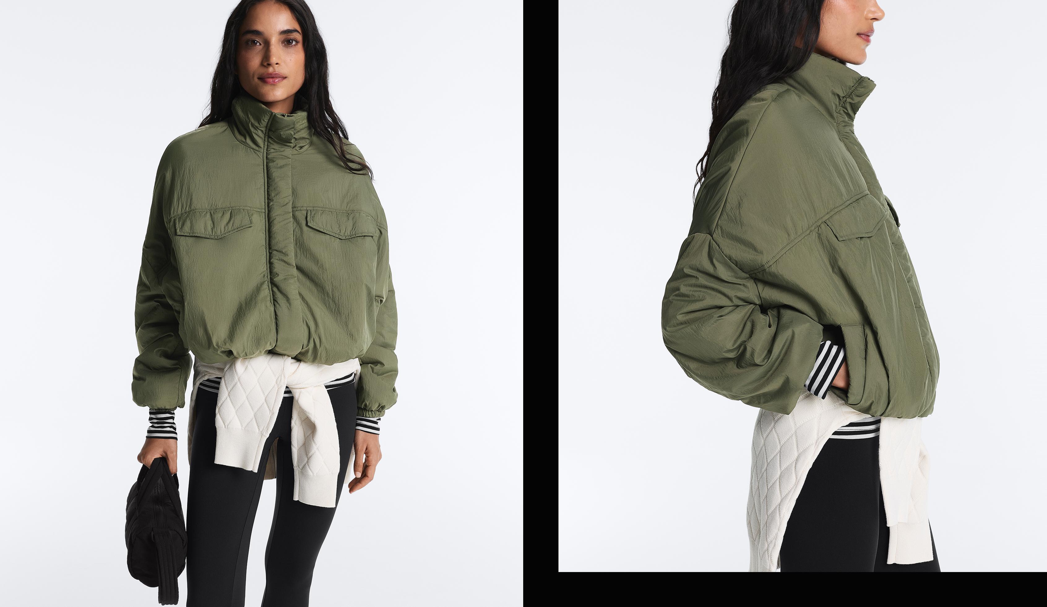 Water-repellent FELLEX® AEROGEL balloon jacket — KHAKI