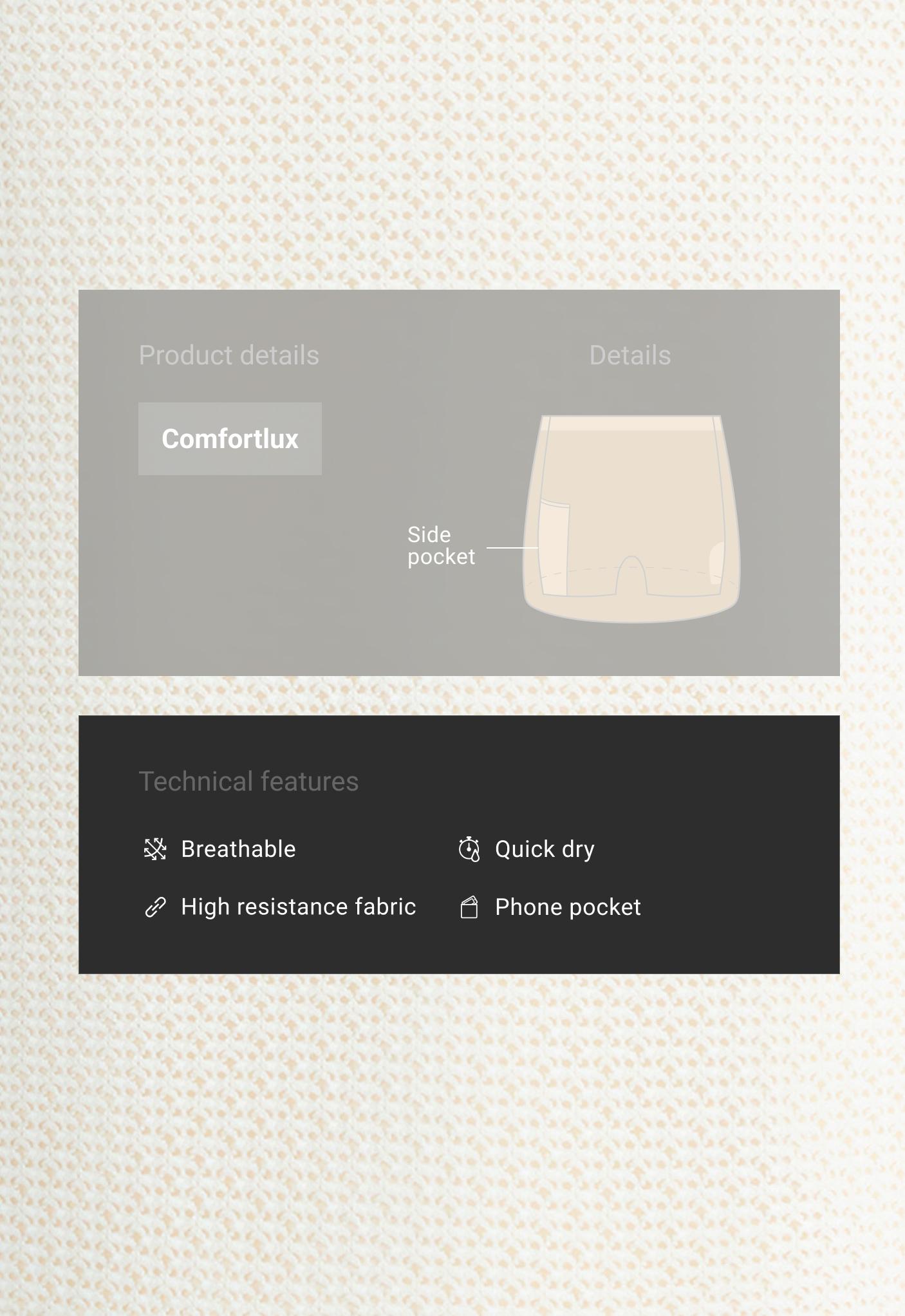 Comfortlux crochet skirt — PALE ECRU
