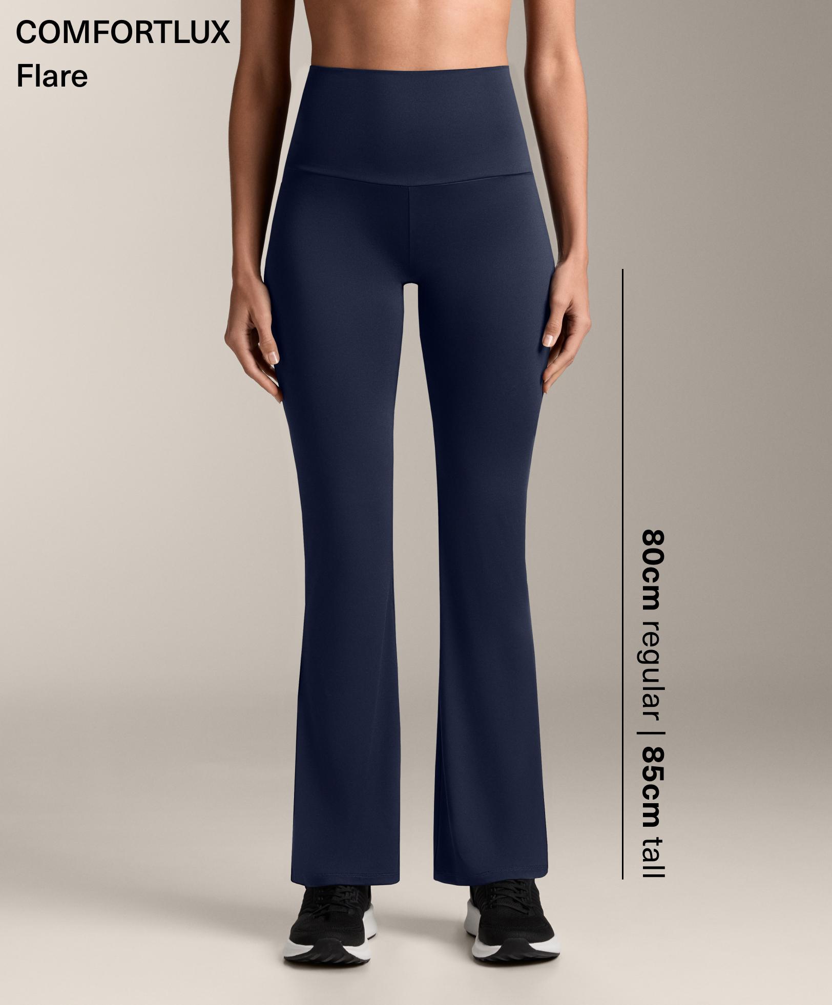 بنطلون فلير بخصر عالٍ Comfortlux