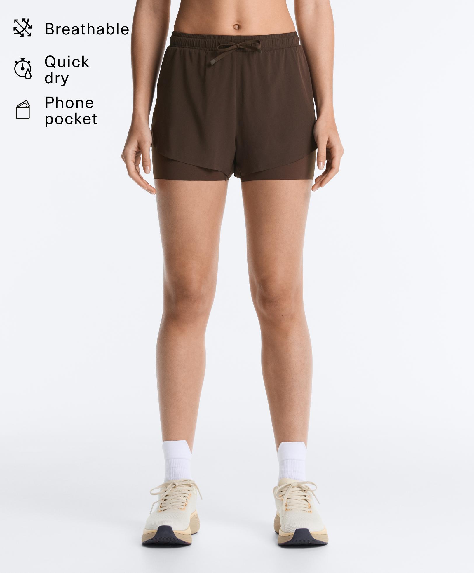 Shorts Light touch mid rise 2 en 1