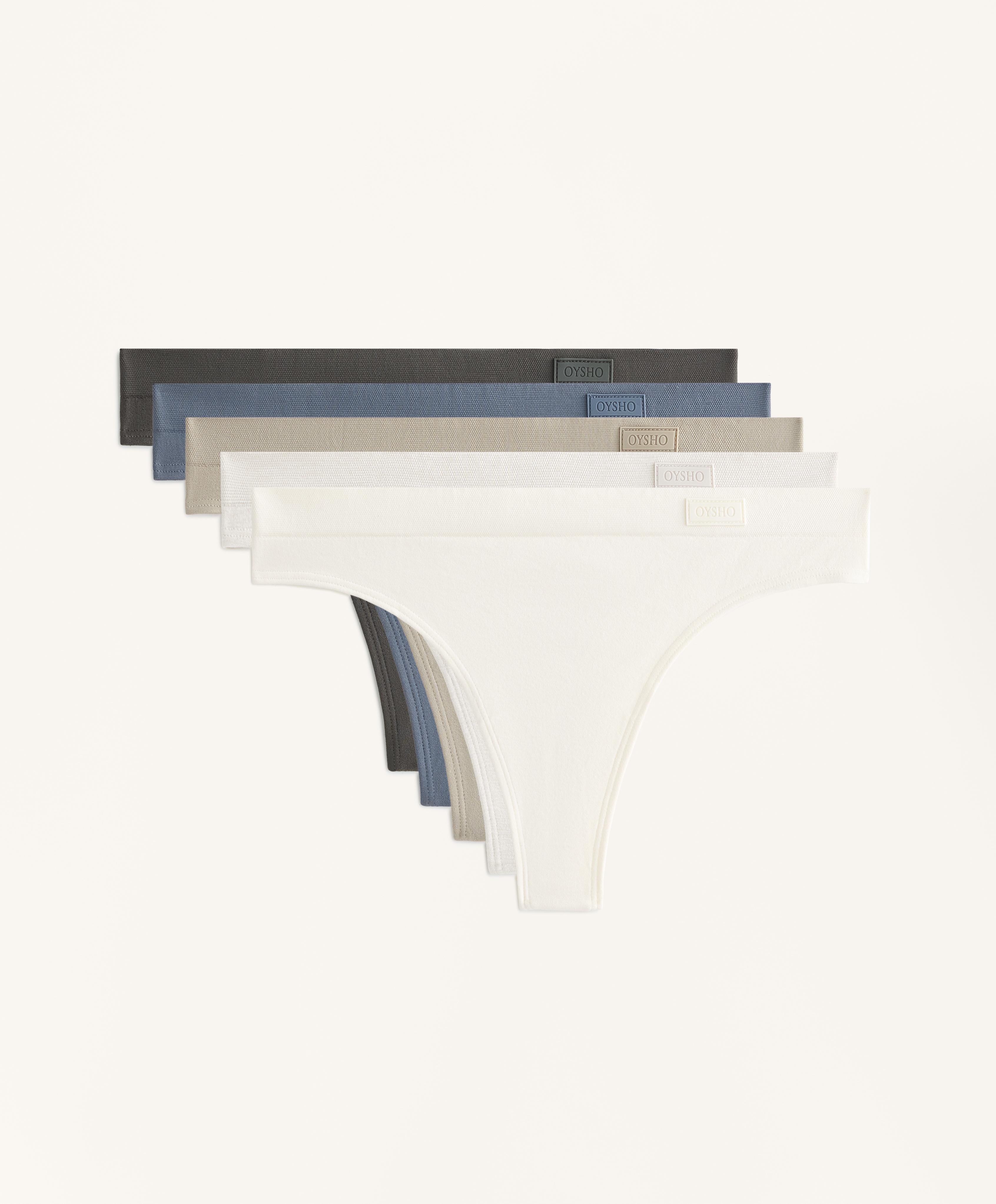 Pack de 5 cuecas tanga seamless soft touch