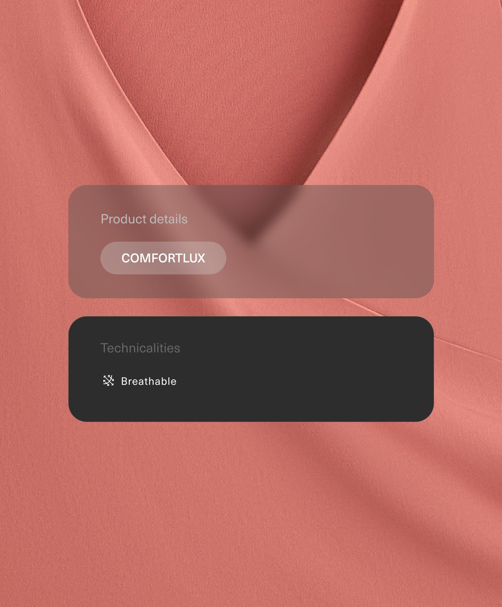 تيشيرت Comfortlux متقاطع دون أكمام