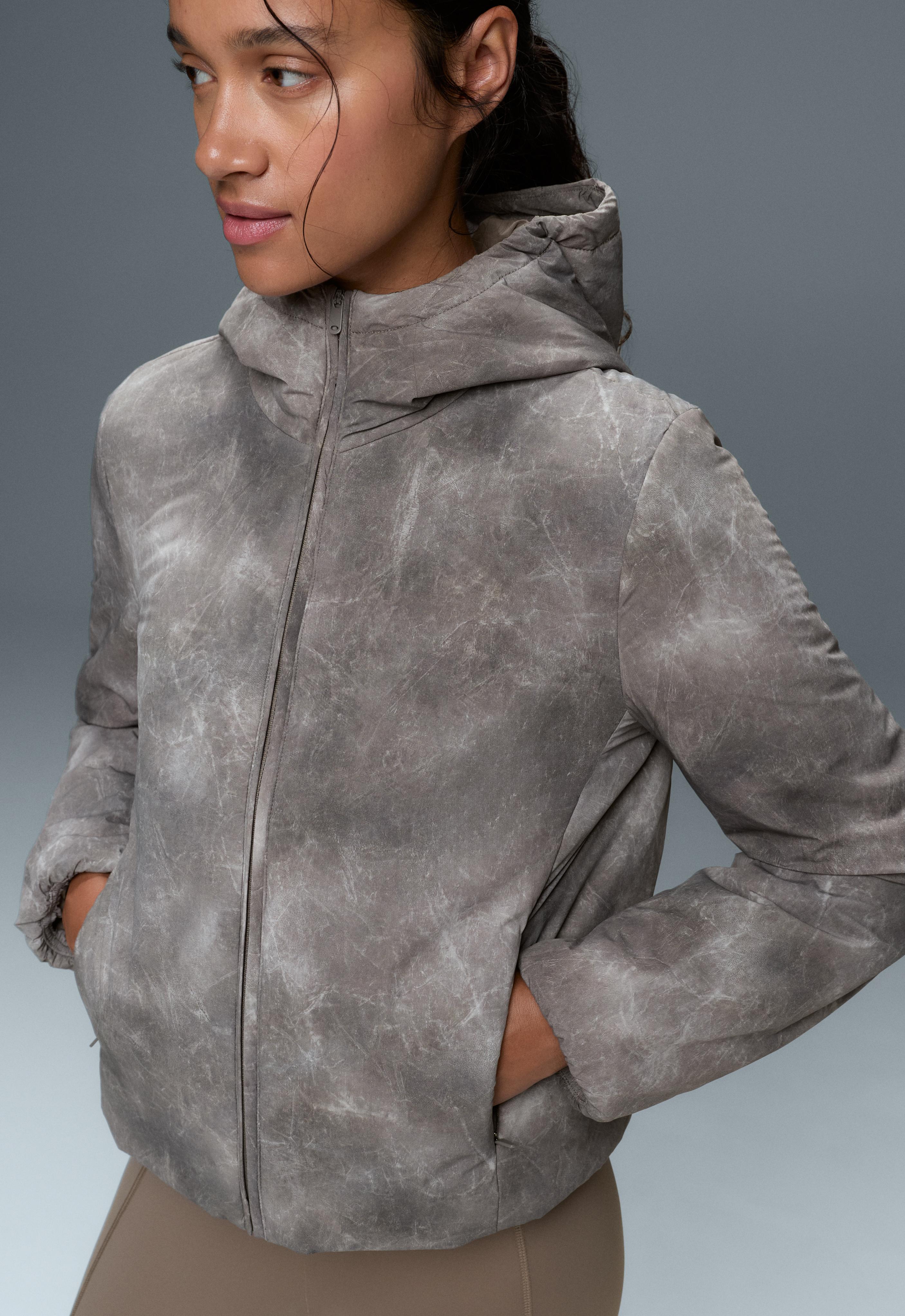 FELLEX® Volcanic printed boxy technical padded jacket FELLEX® Volcanic printed boxy technical padded jacket