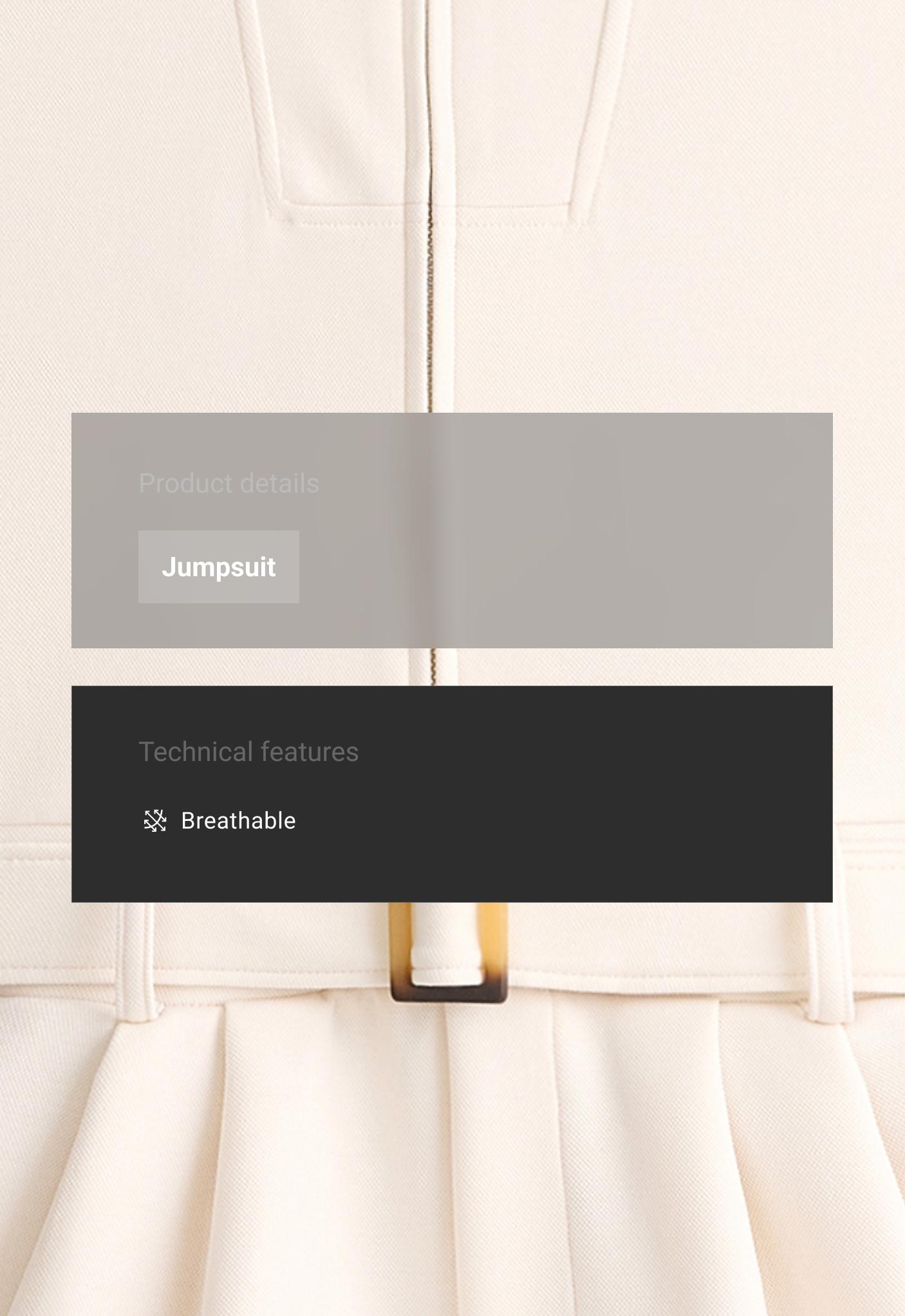 Cotton piqué short jumpsuit - Sale