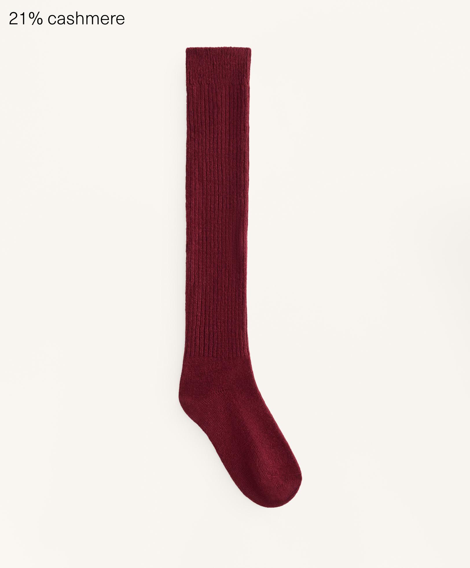 18% cashmere 13% wool long socks 18% cashmere 13% wool long socks