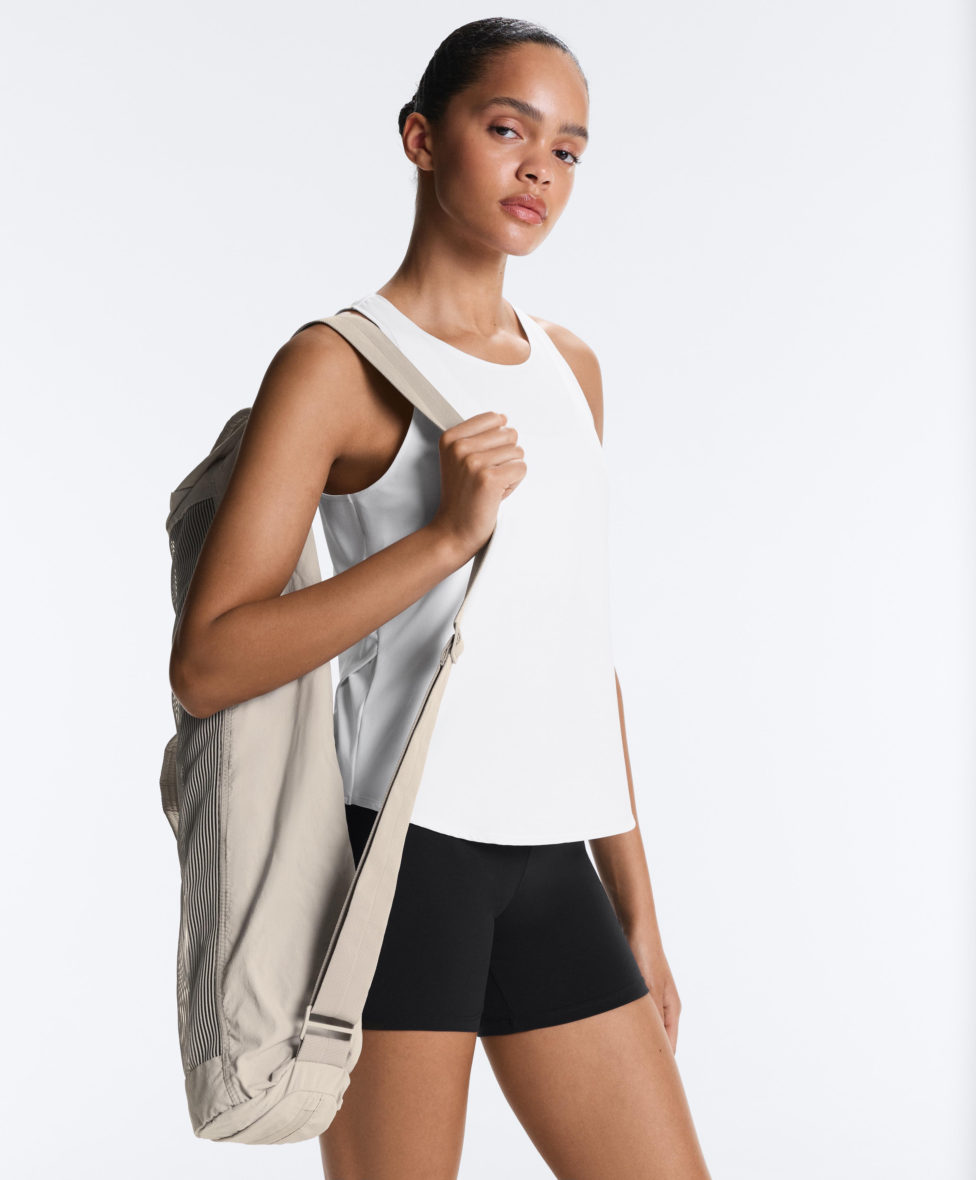 Comfortlux cross-back T-shirt — WHITE