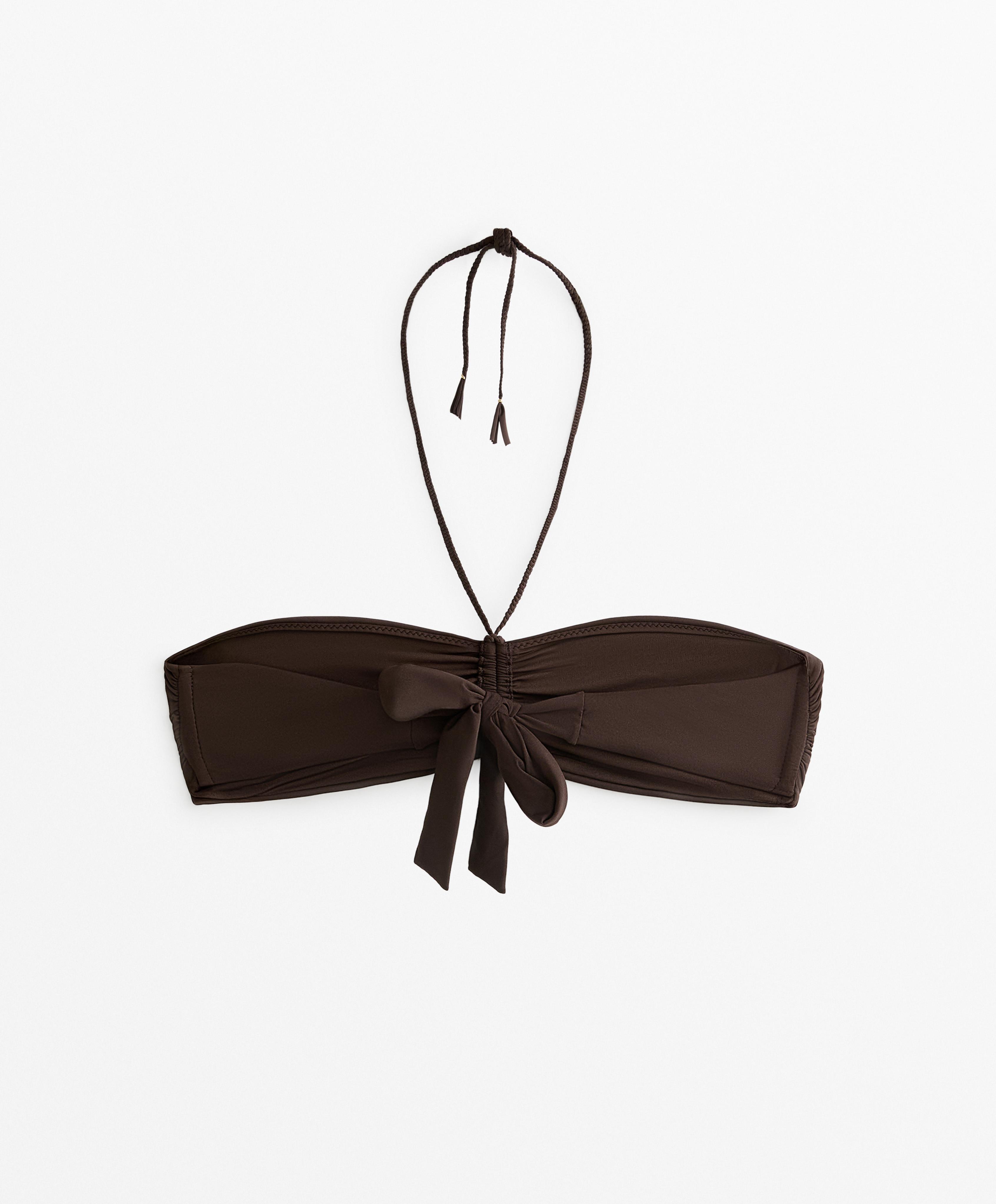 Bikini bandeau trenza