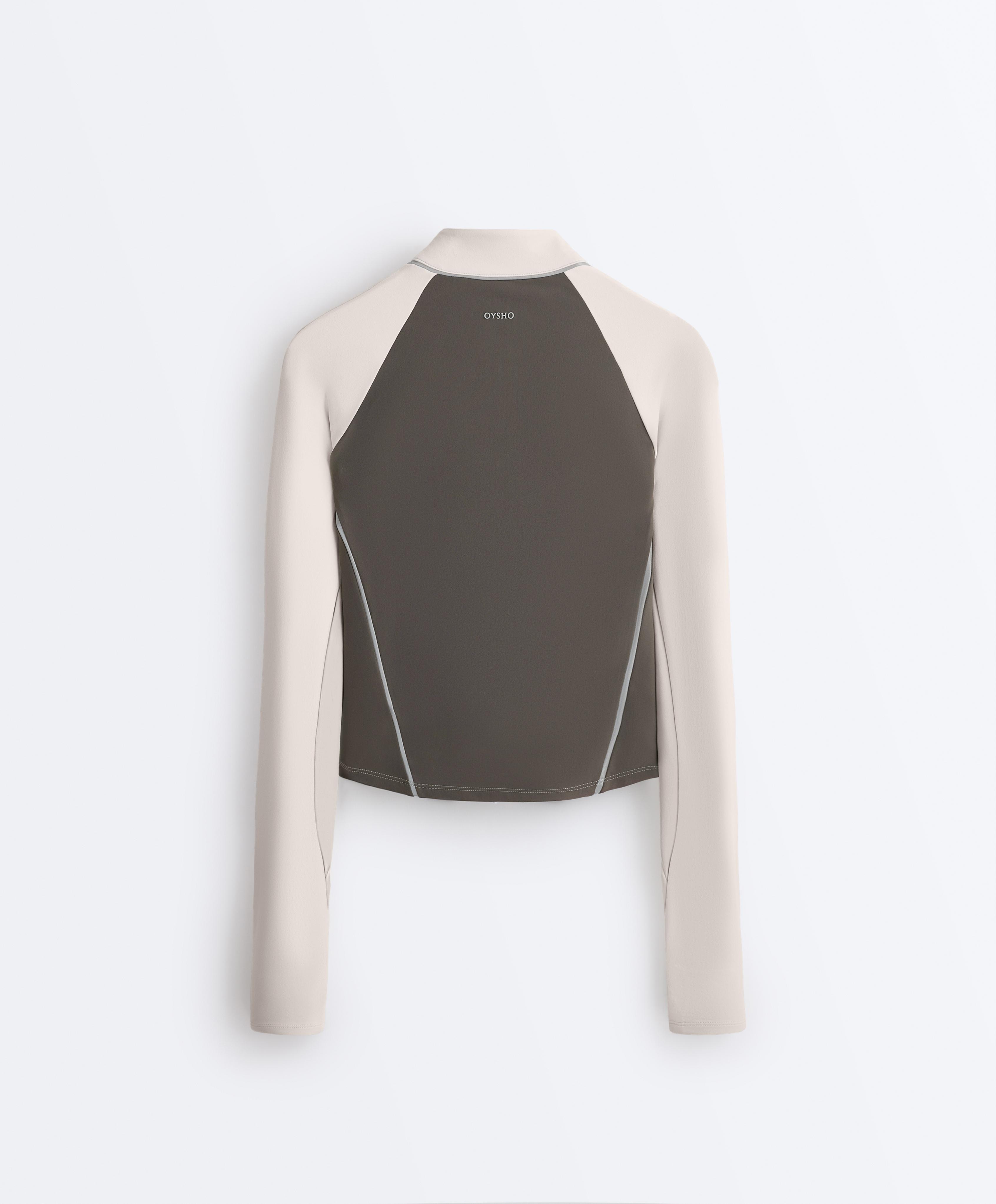 Light warm reflective technical jacket — SAND