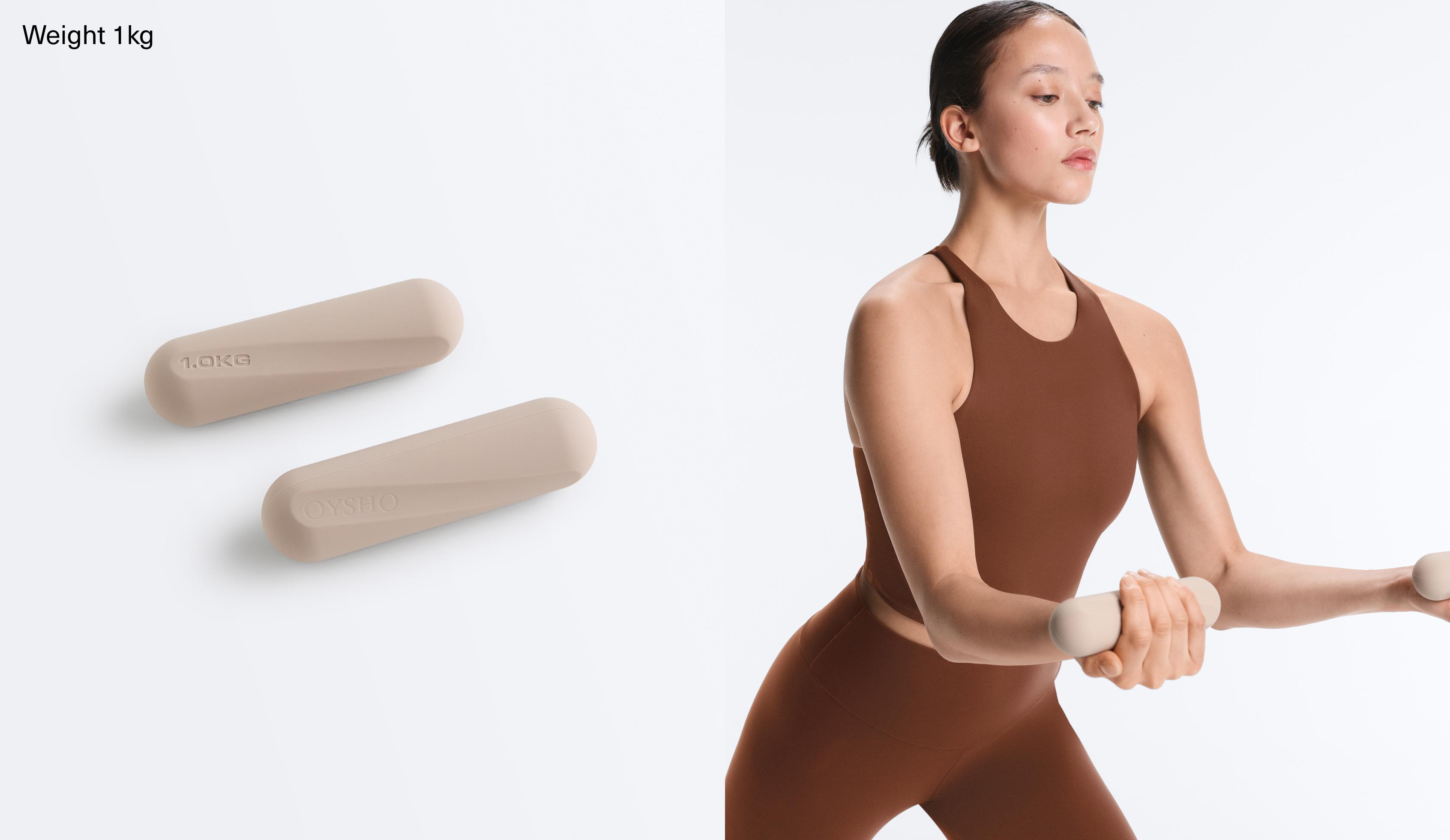 2 pesas tipo barra 1 kg