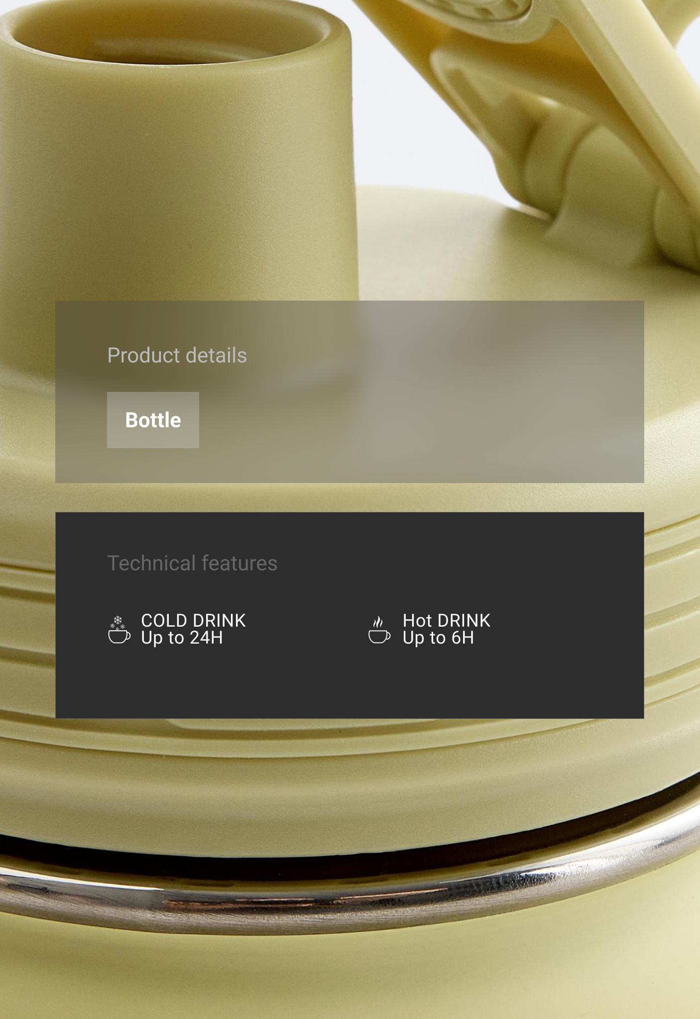 Soft-touch bottle