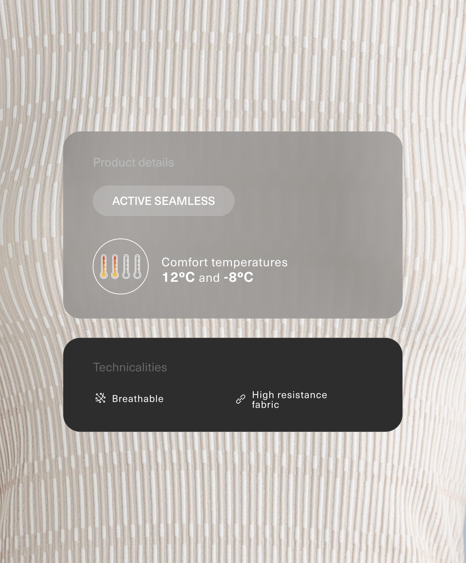 Geometric seamless thermal base layer T-shirt - Sale Geometric seamless thermal base layer T-shirt - Sale