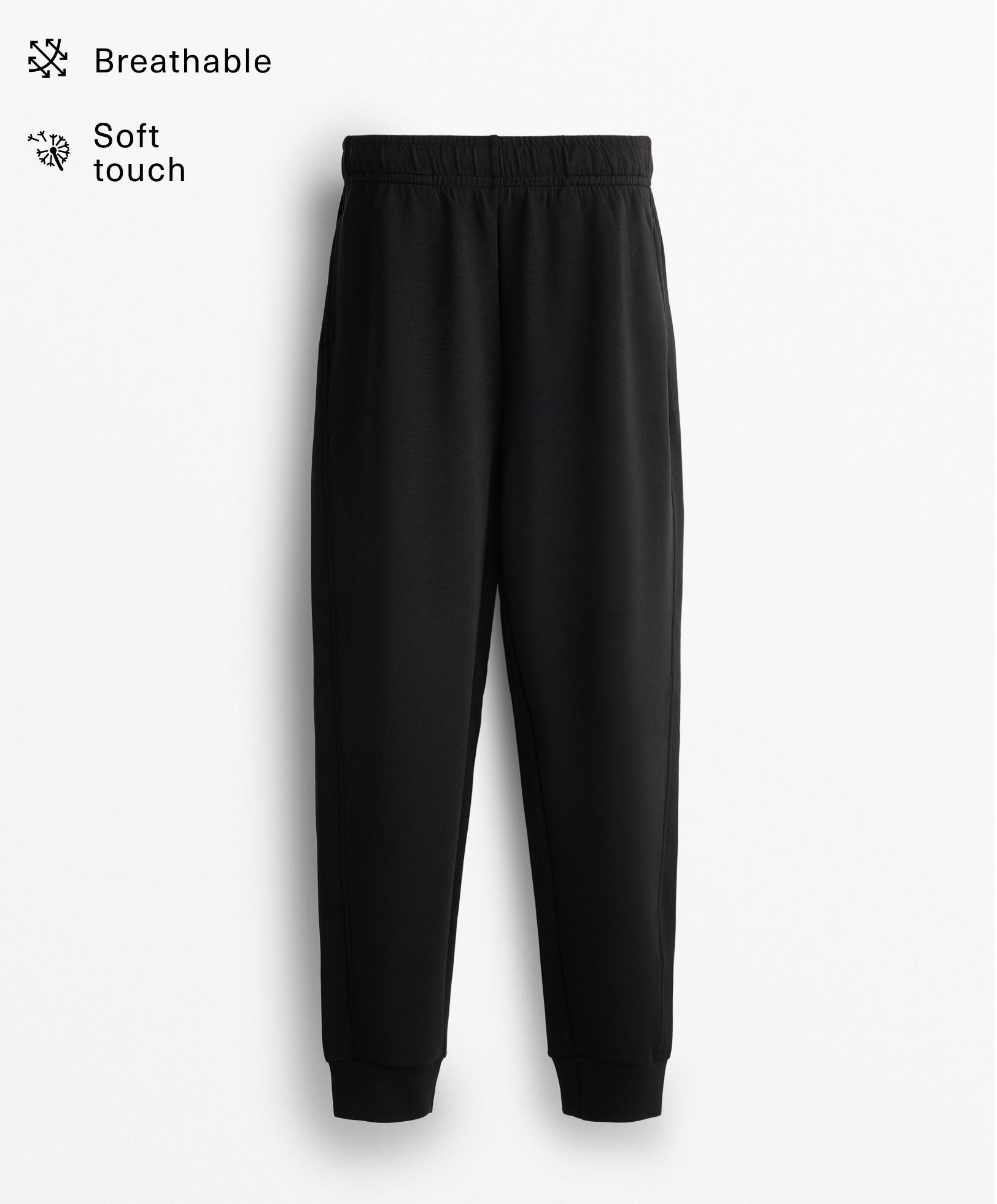 Pantalón jogger con modal tacto suave