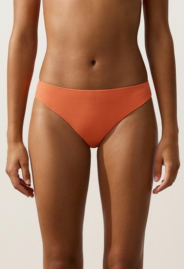 Piqué classic bikini briefs — WASHED ORANGE 1