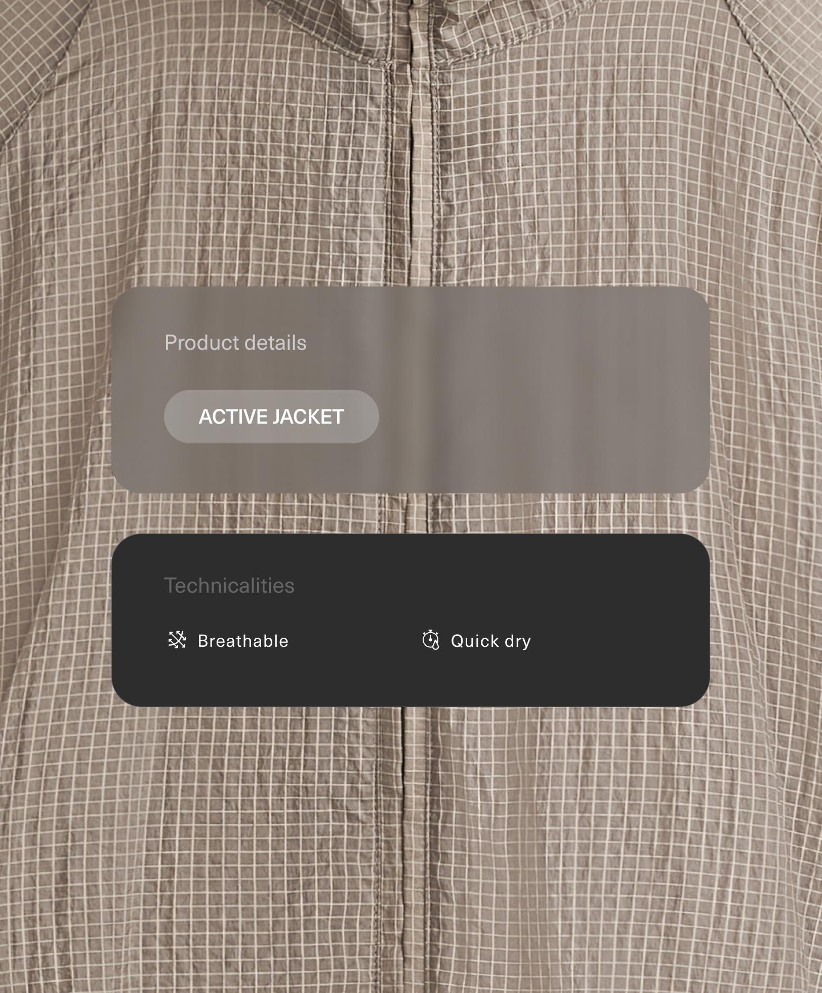 Check track jacket