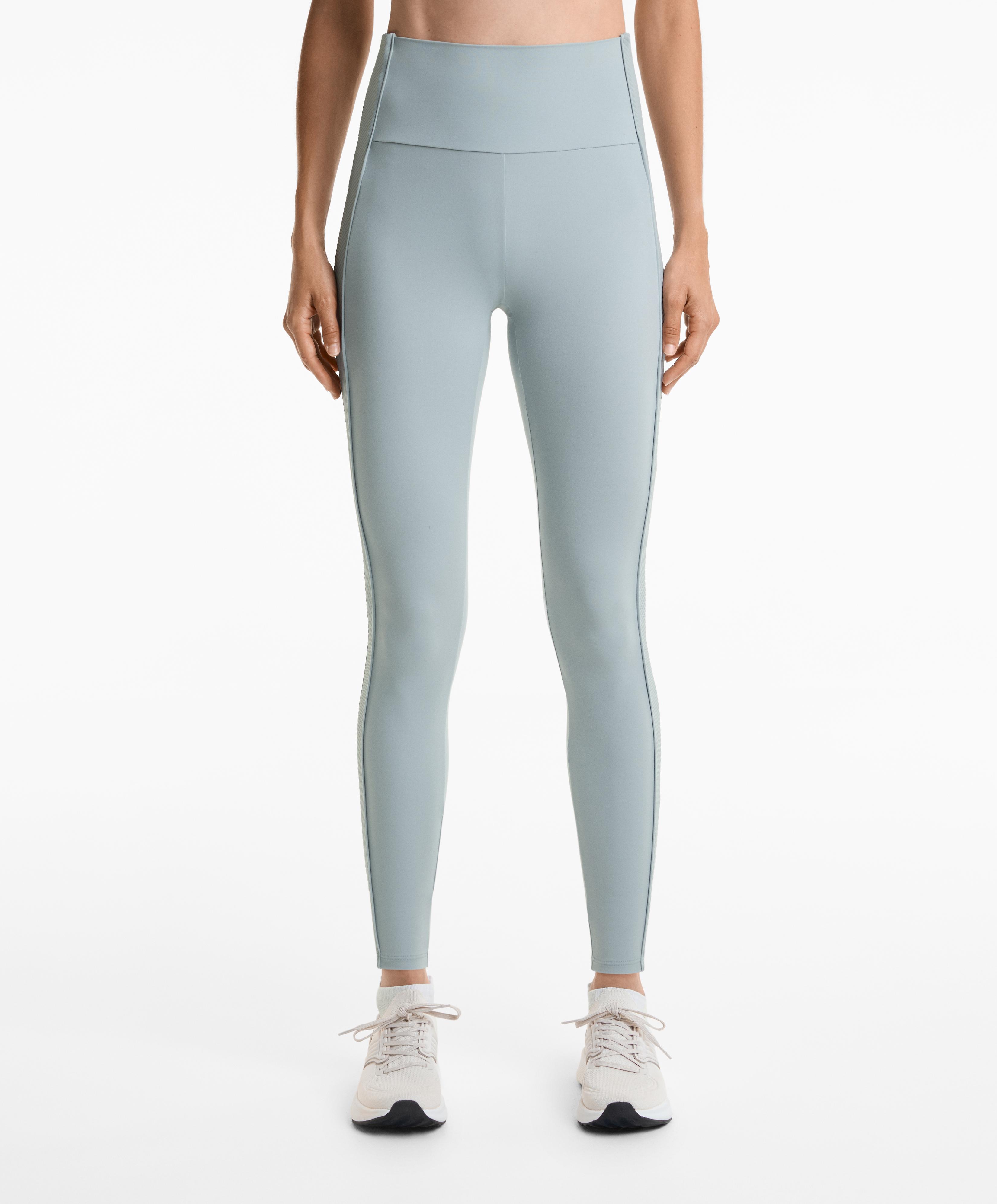 Comfortlux high rise side rib 65cm ankle-length leggings