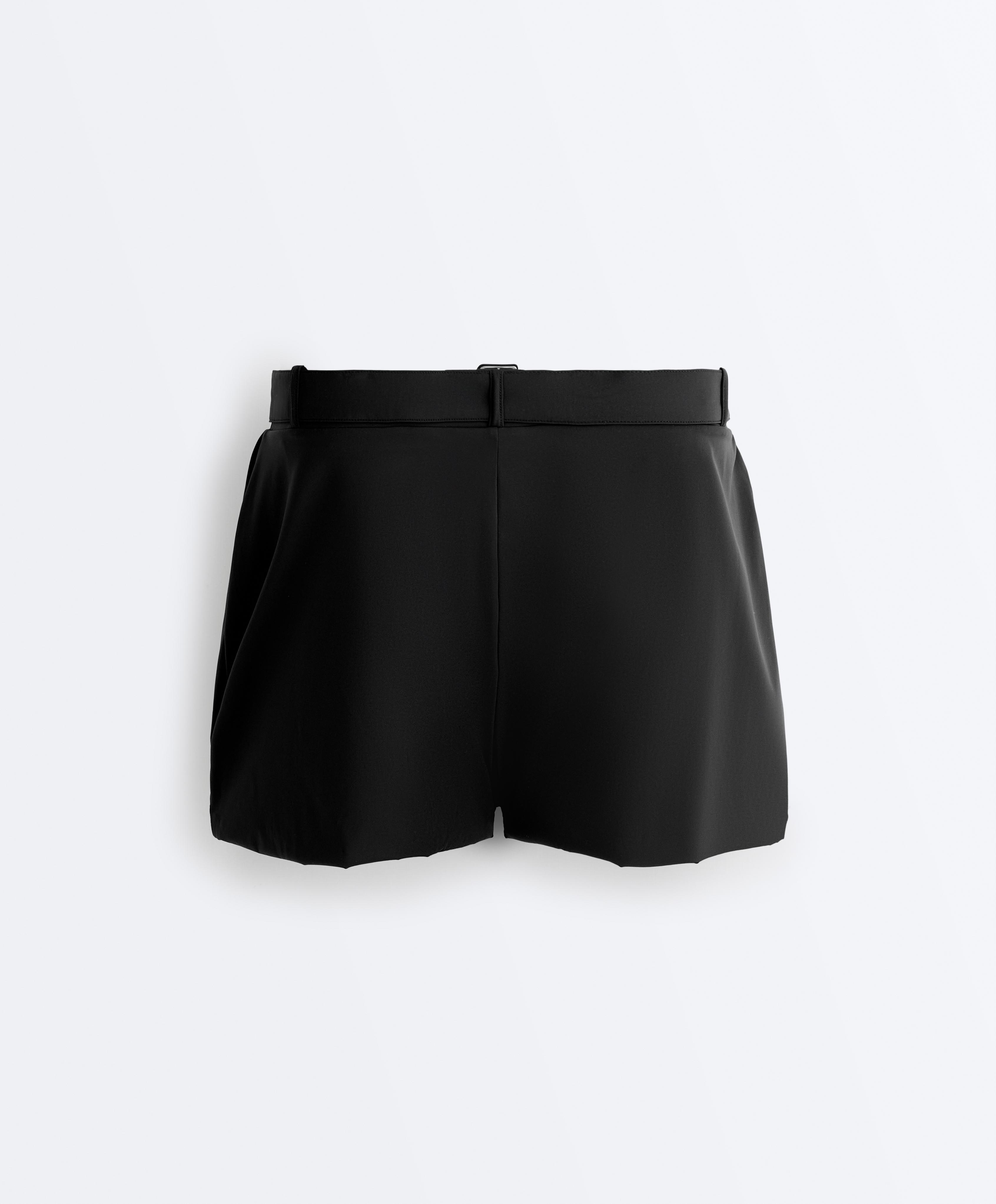 Light Touch bloomer shorts — BLACK