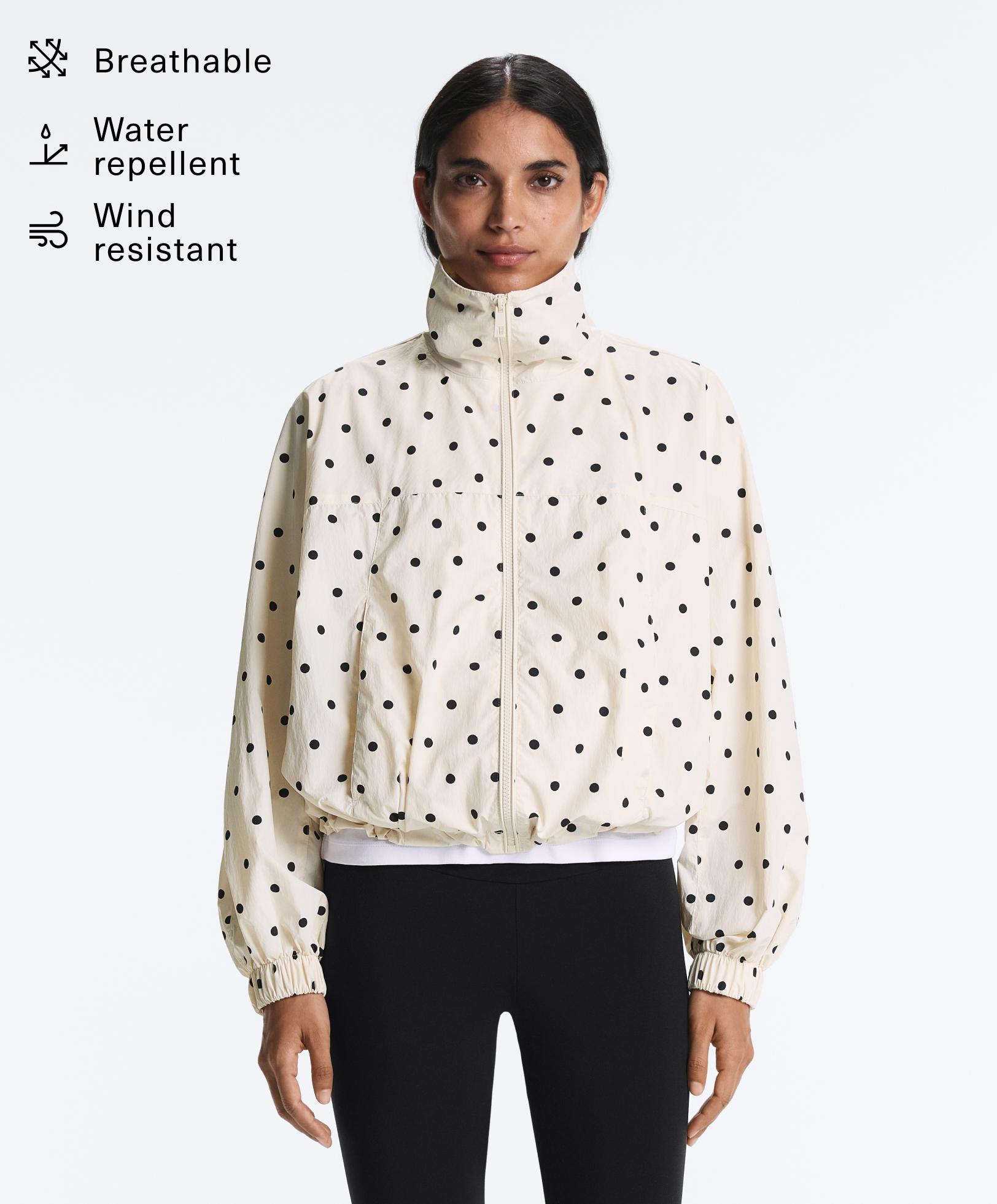 Polka dot water-repellent jacket Polka dot water-repellent jacket