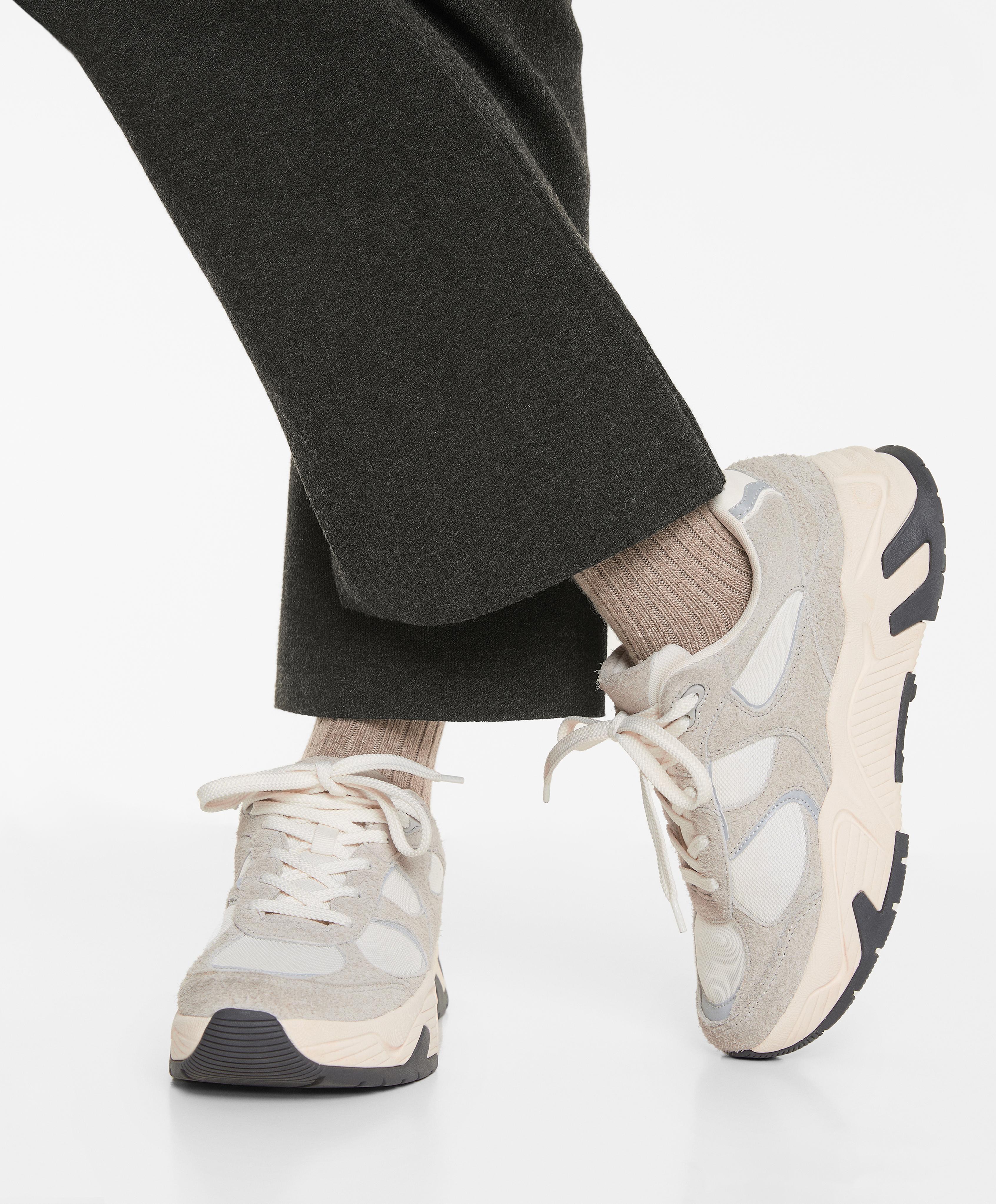 Classic socks 15% cashmere 10% wool — TAN MELANGE