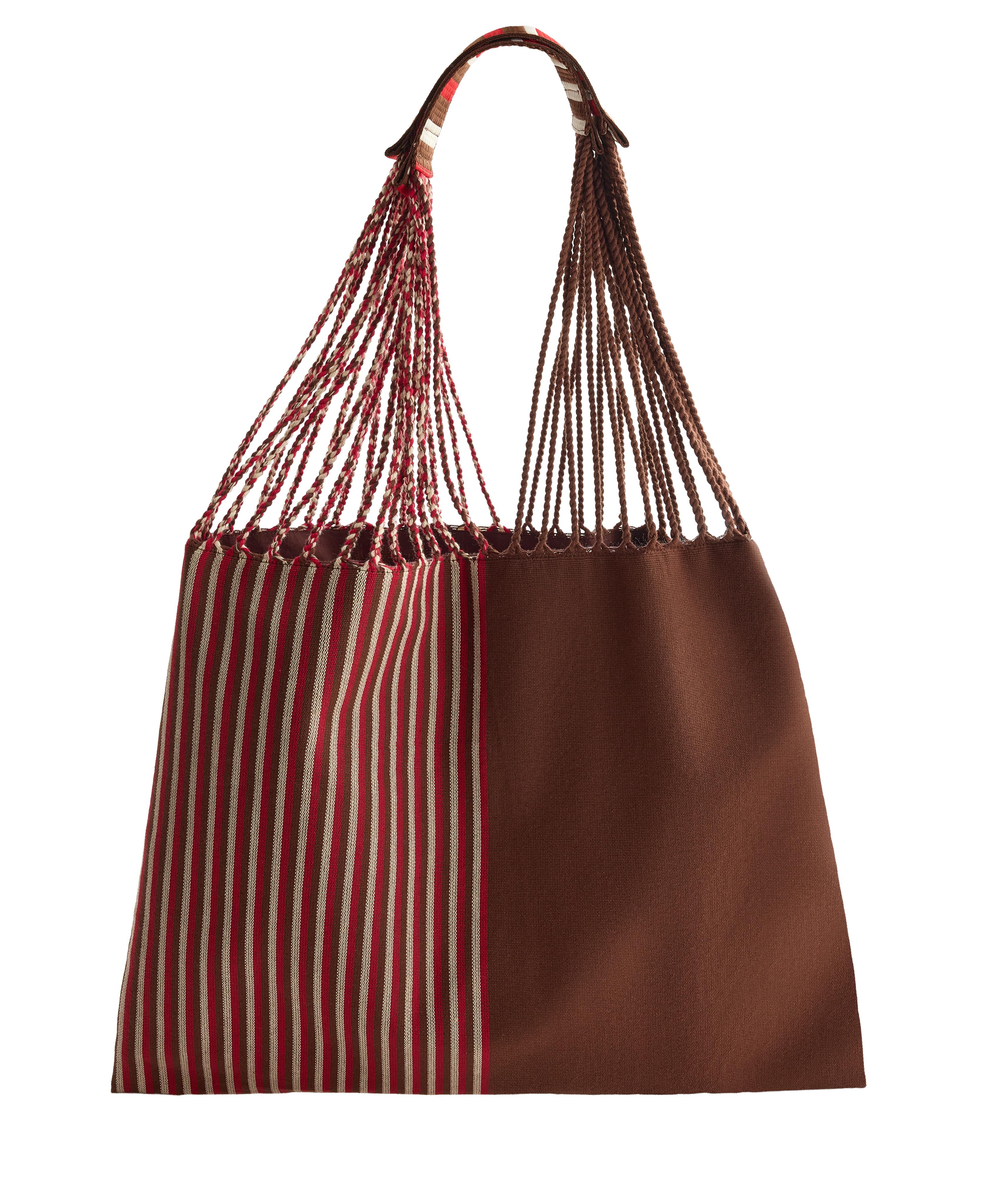 100% Cotton shopper bag — BROWN (alternate view)