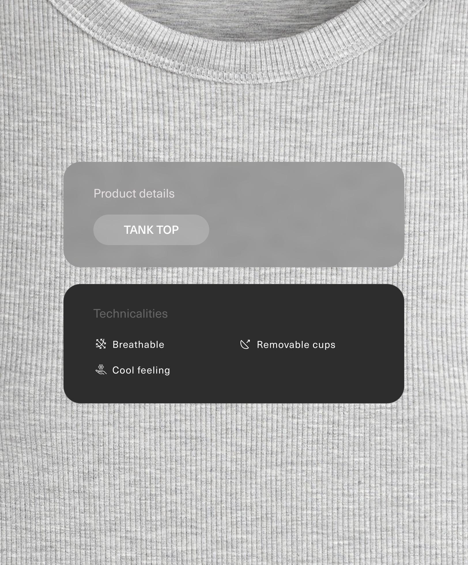 Tank top ยาว Rib ผสม modal Tank top ยาว Rib ผสม modal