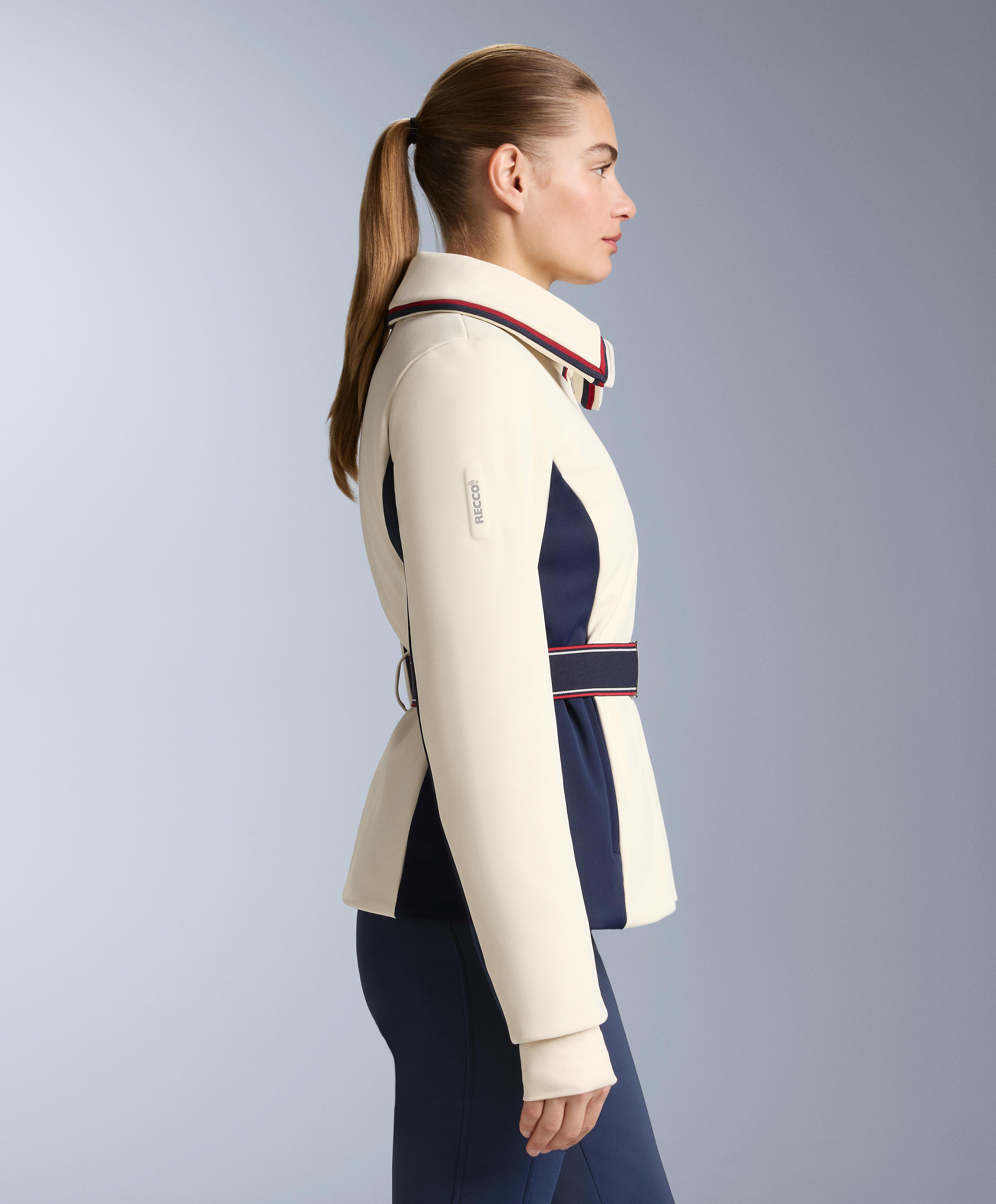 Primaloft® SKI water-resistant retro fitted jacket — PALE ECRU