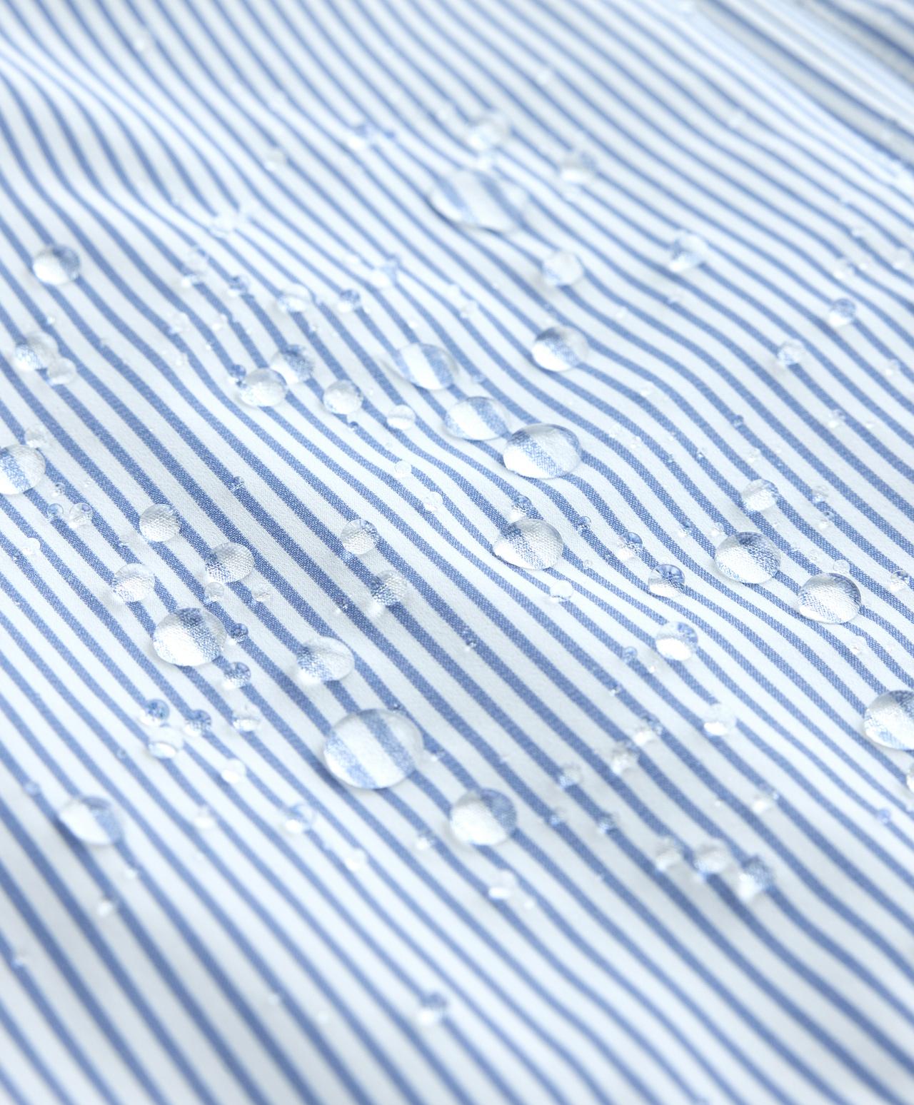 Extra lightweight 10k waterproof striped jacket — PALE BLUE