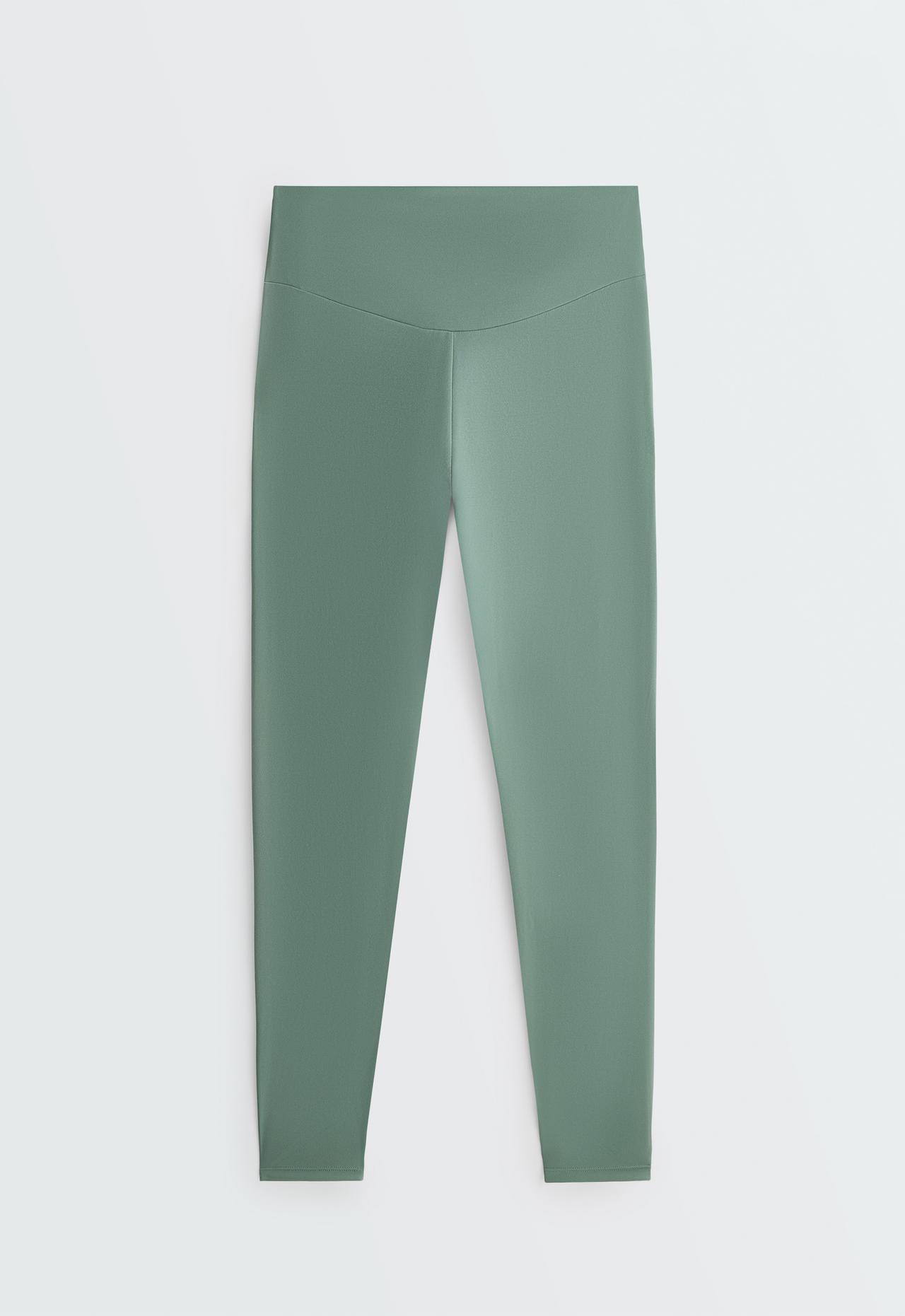 Ankle-length High rise Comfortlux leggings — GREEN