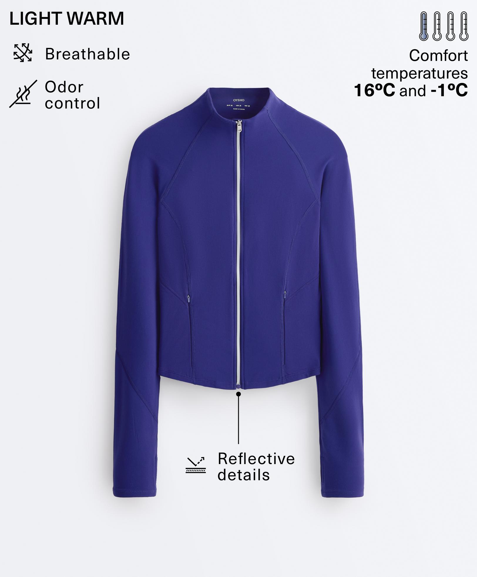 Light warm technical jacket — COBALT