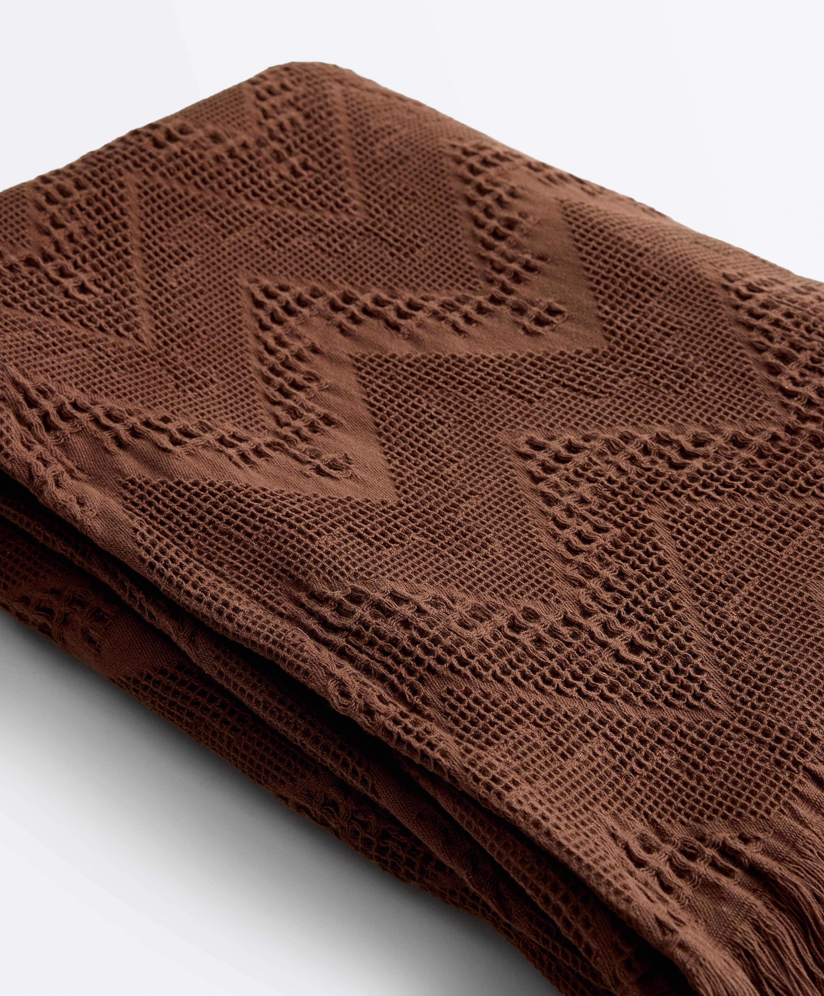 100% cotton chevron towel