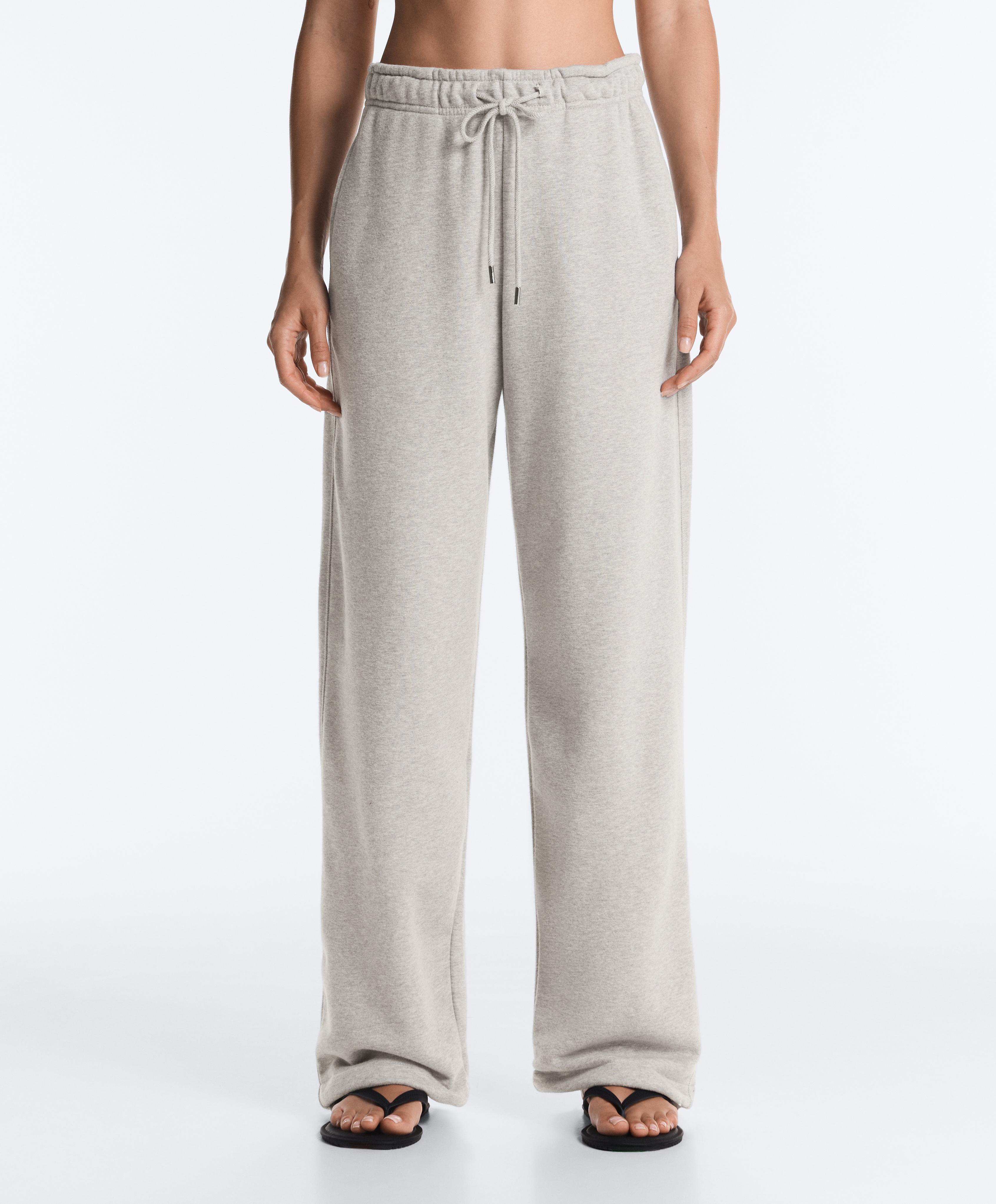Cotton-blend fleece joggers