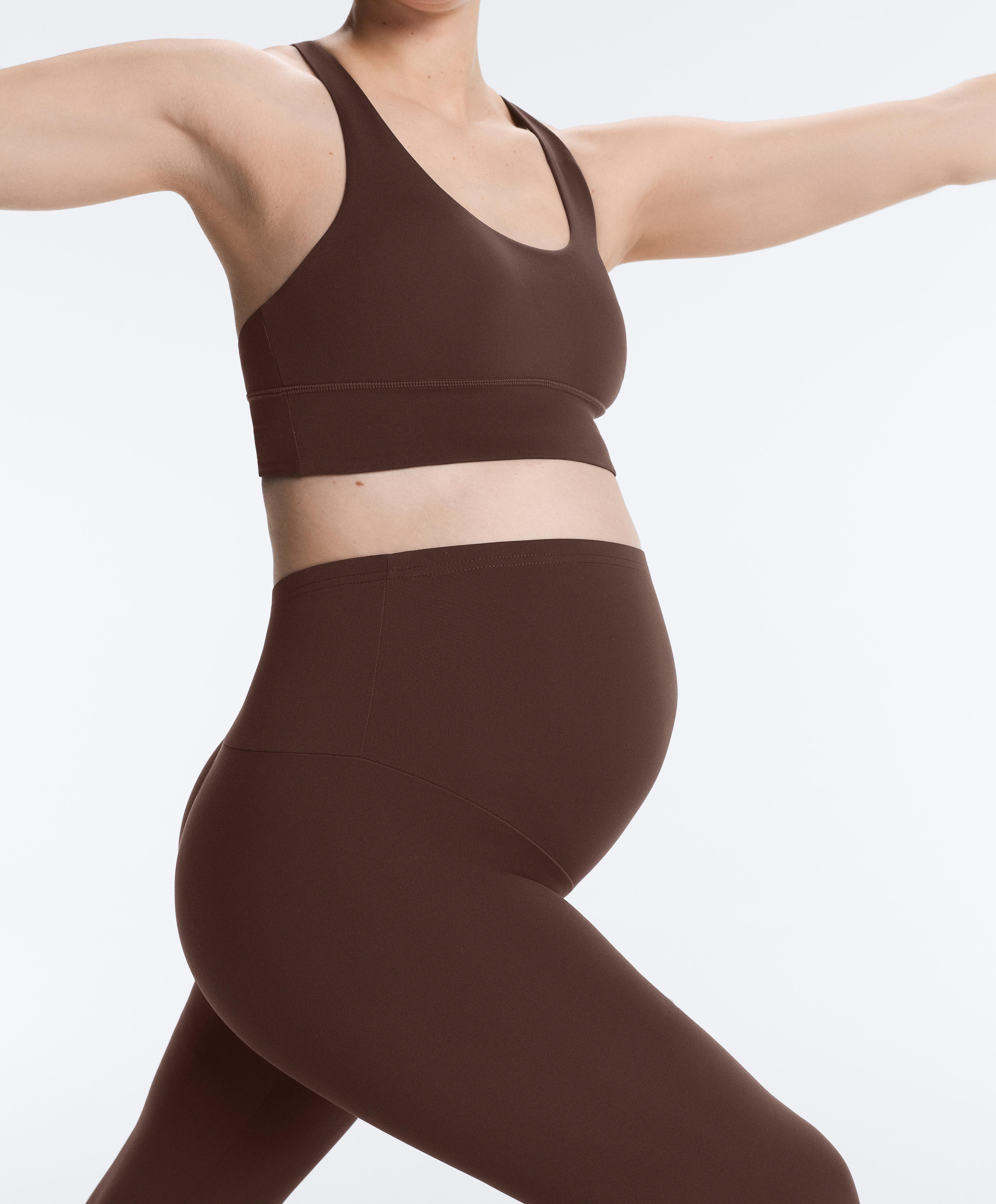 Comfortlux maternity leggings — BROWN