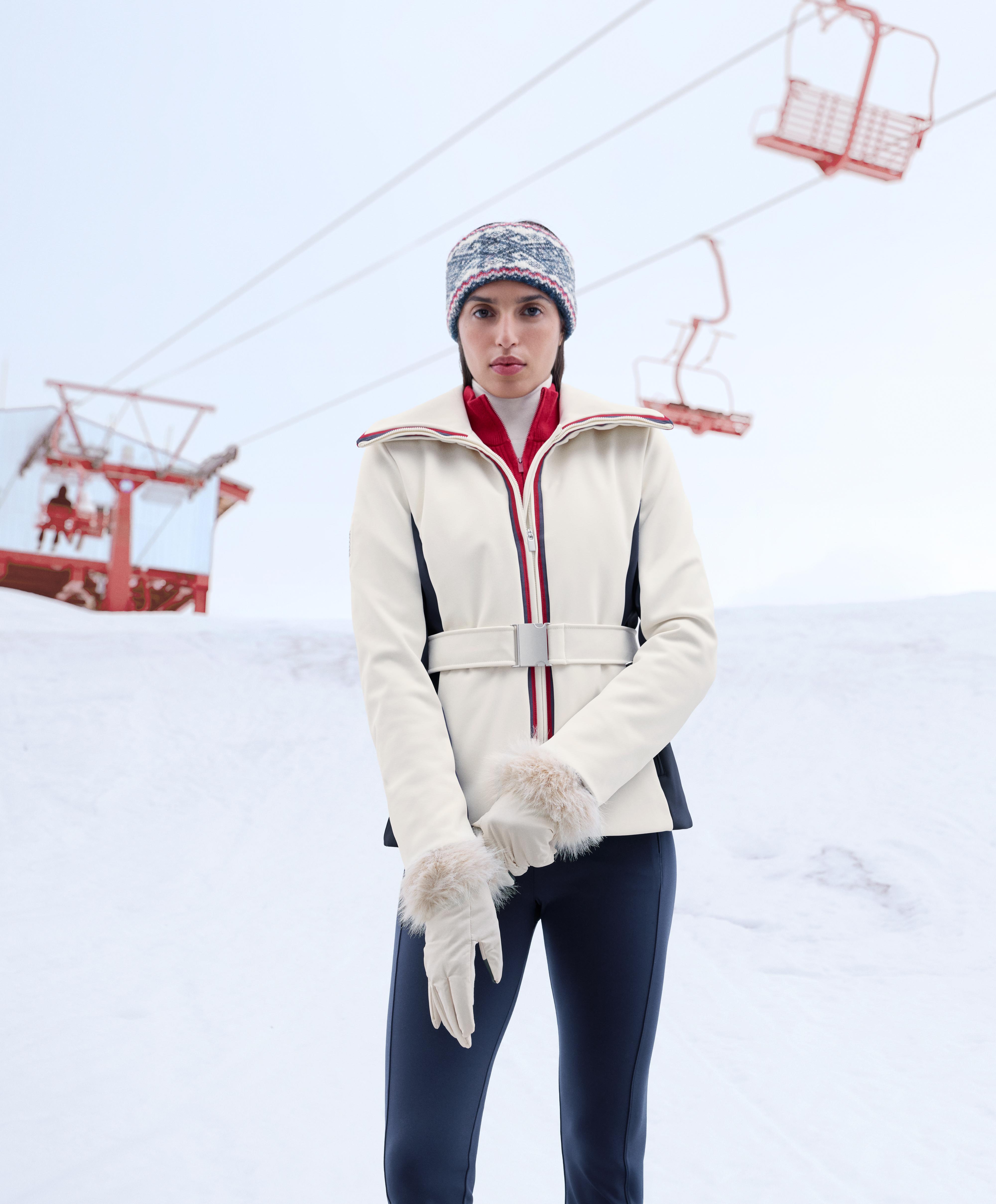Primaloft® SKI water-resistant retro fitted jacket — PALE ECRU