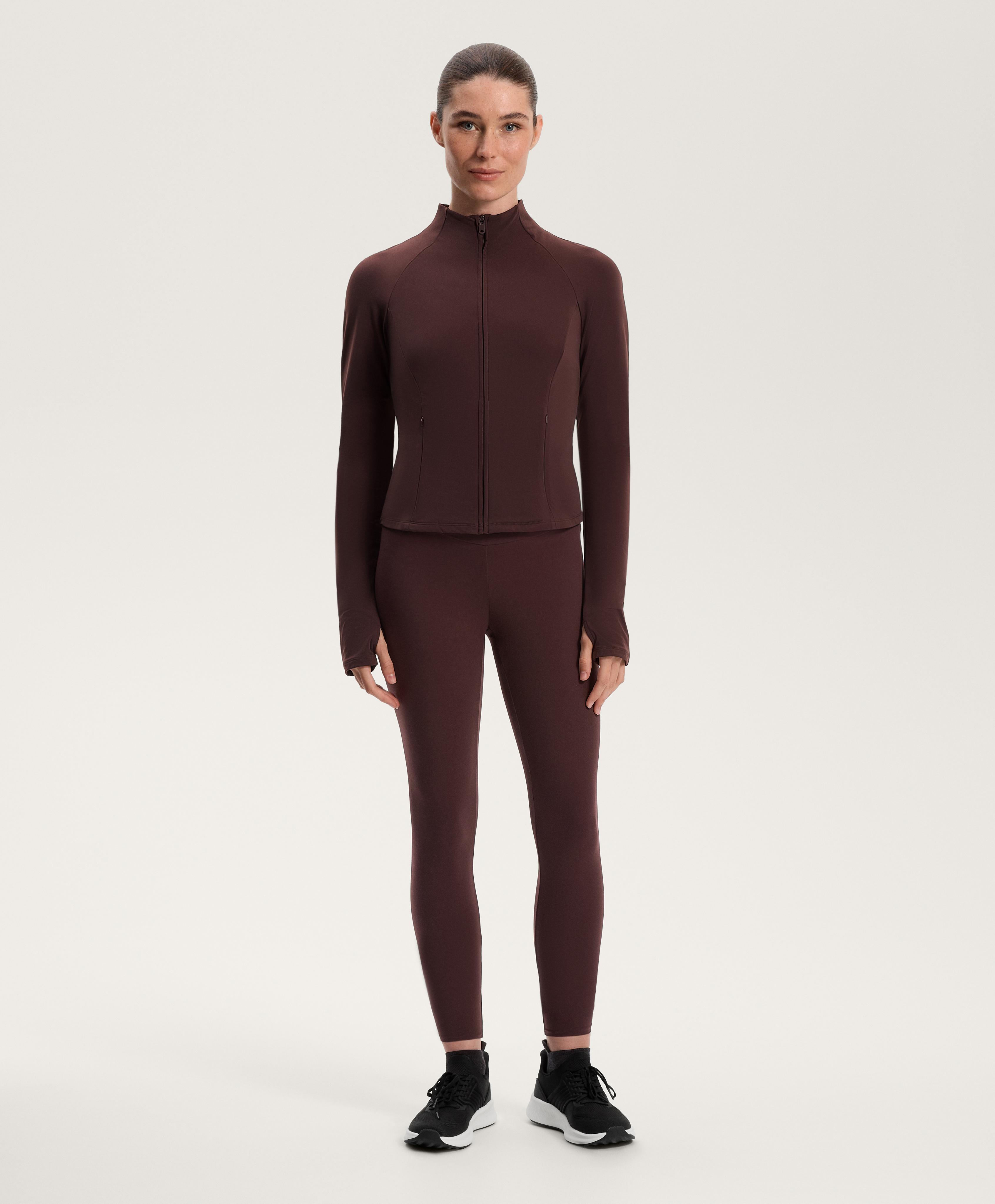 Total look running light warm chocolate com comfortlux