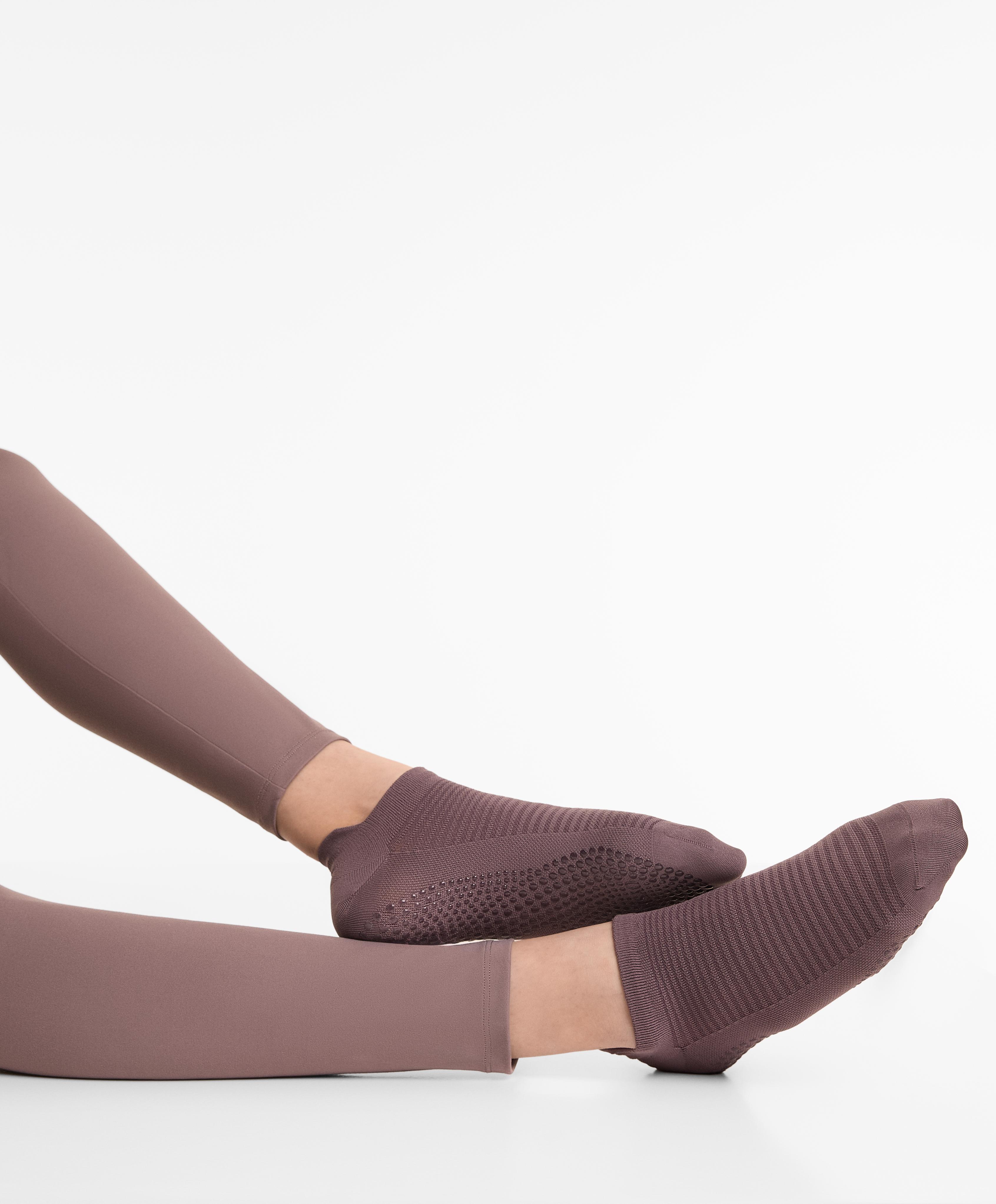 2 paires de chaussettes sneaker de yoga et pilates en mélange de polyamide - Soldes 2 paires de chaussettes sneaker de yoga et pilates en mélange de polyamide - Soldes