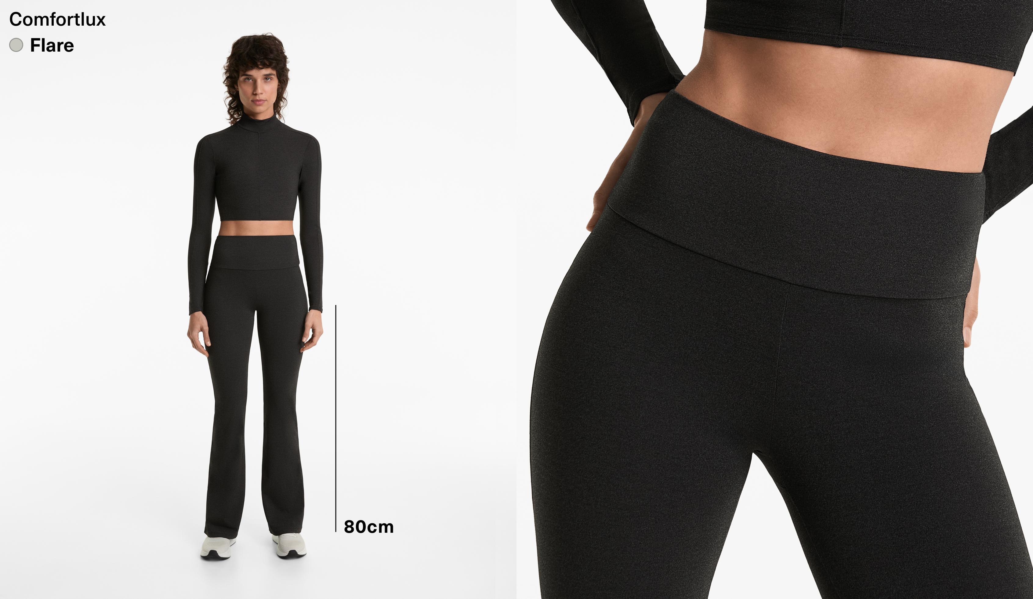 Pantalón flare comfortlux high rise