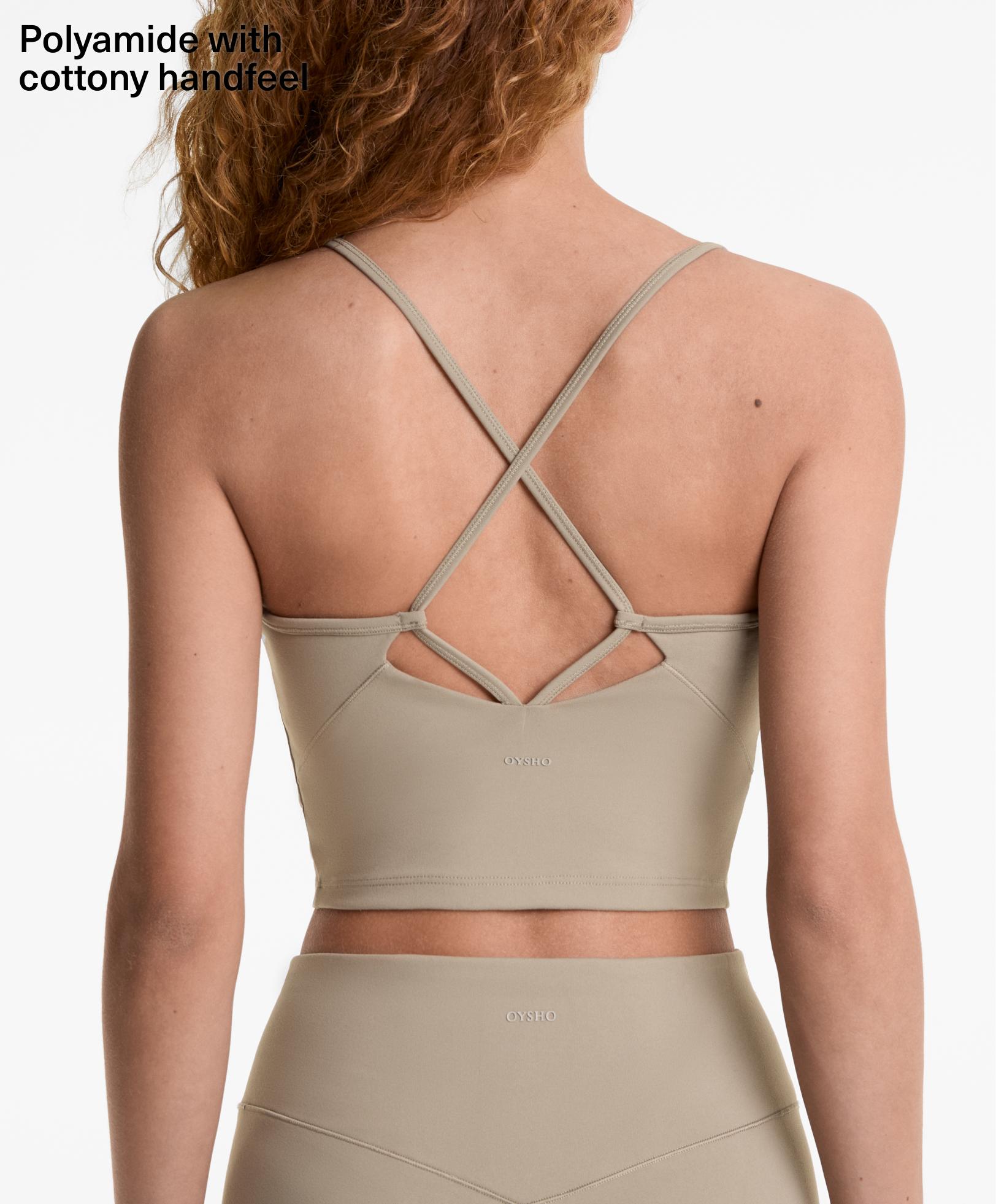 Tank top en polyamide au toucher cotonneux