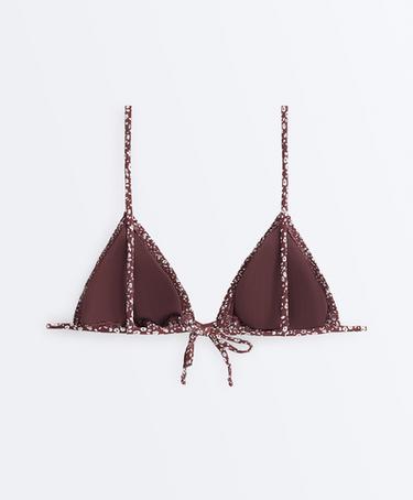 Smock triangle bikini — CHOCOLATE 10