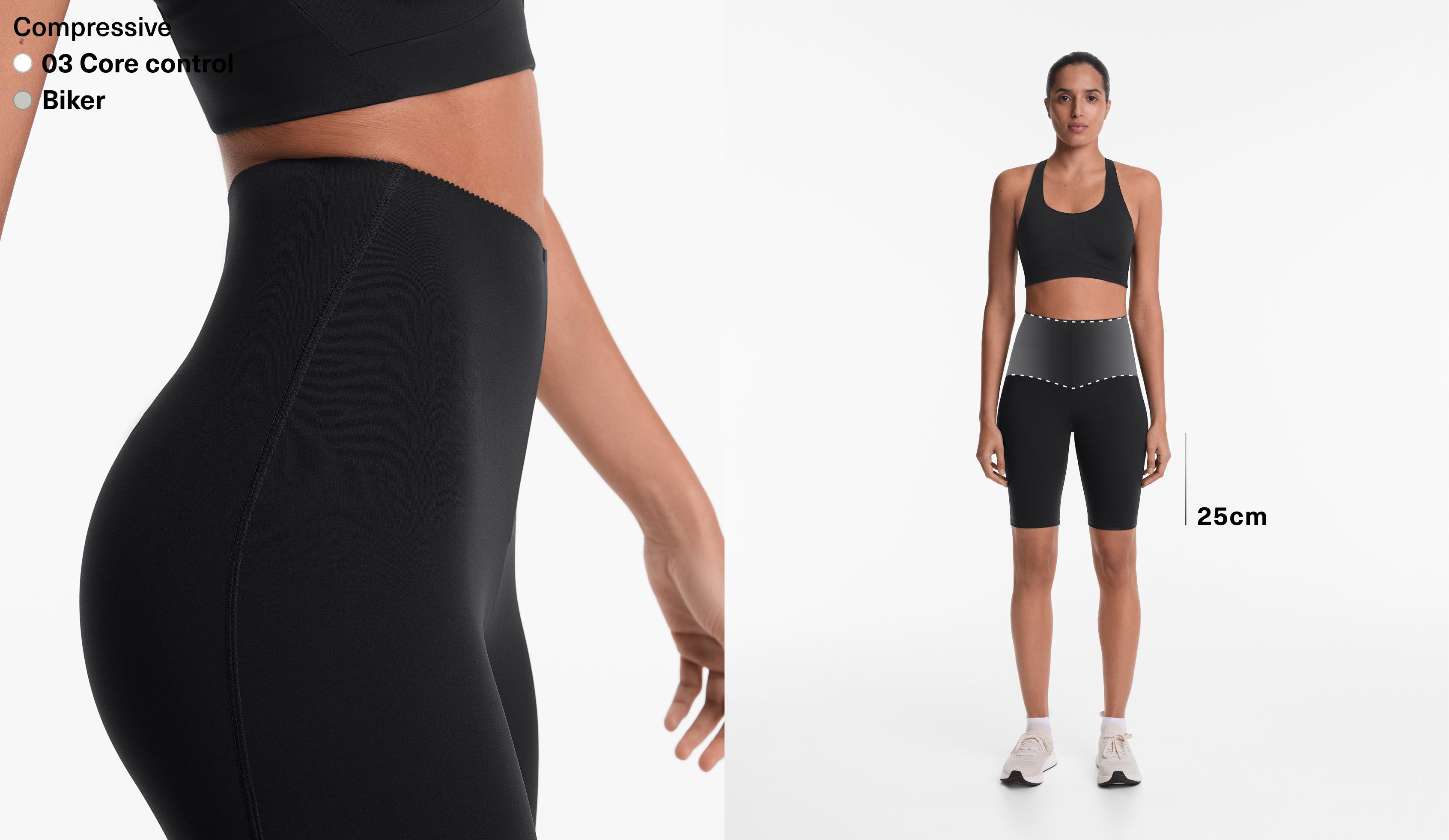 Legging cycliste compressive core control 25 cm Legging cycliste compressive core control 25 cm