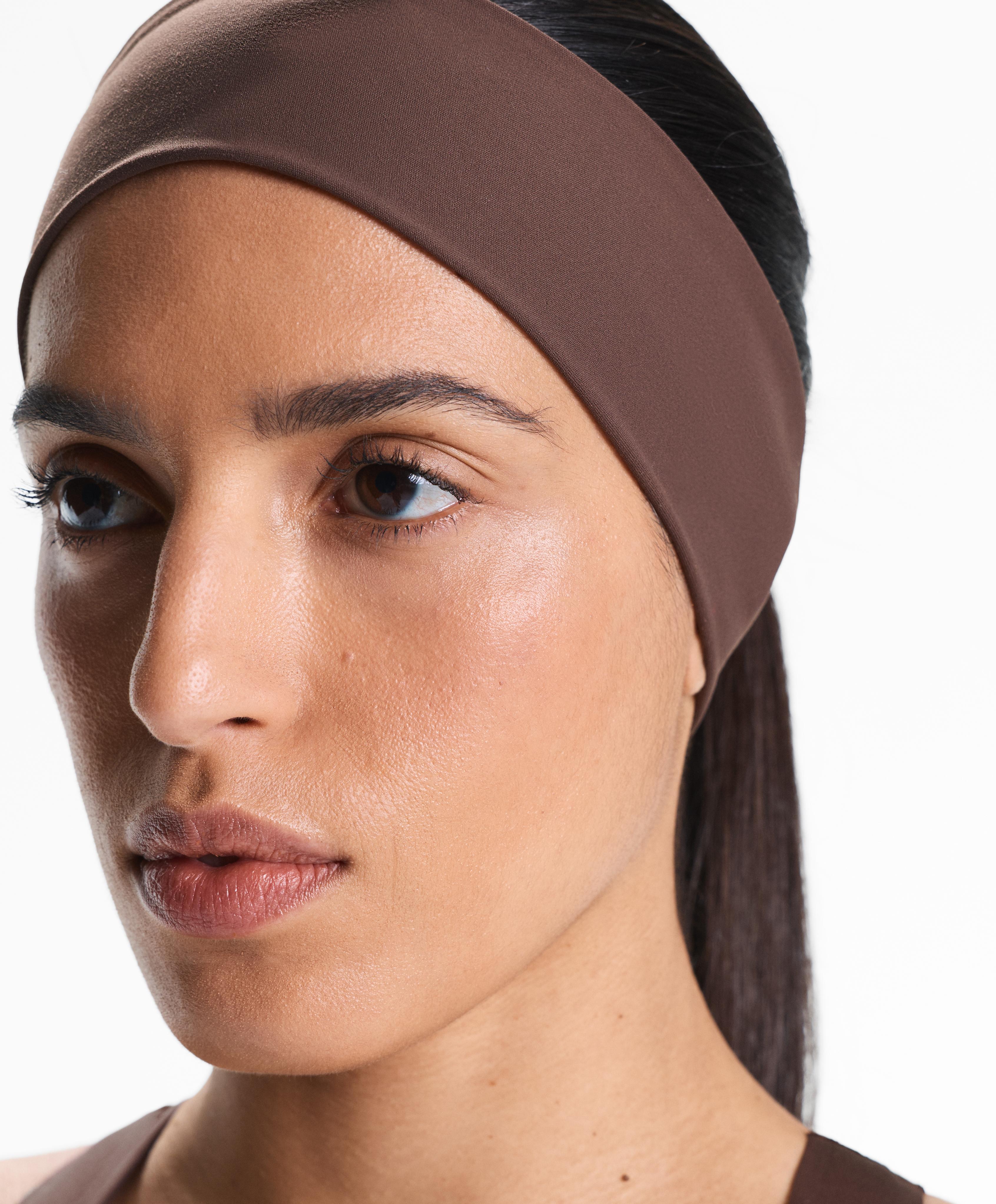 6cm sports headband — CHOCOLATE