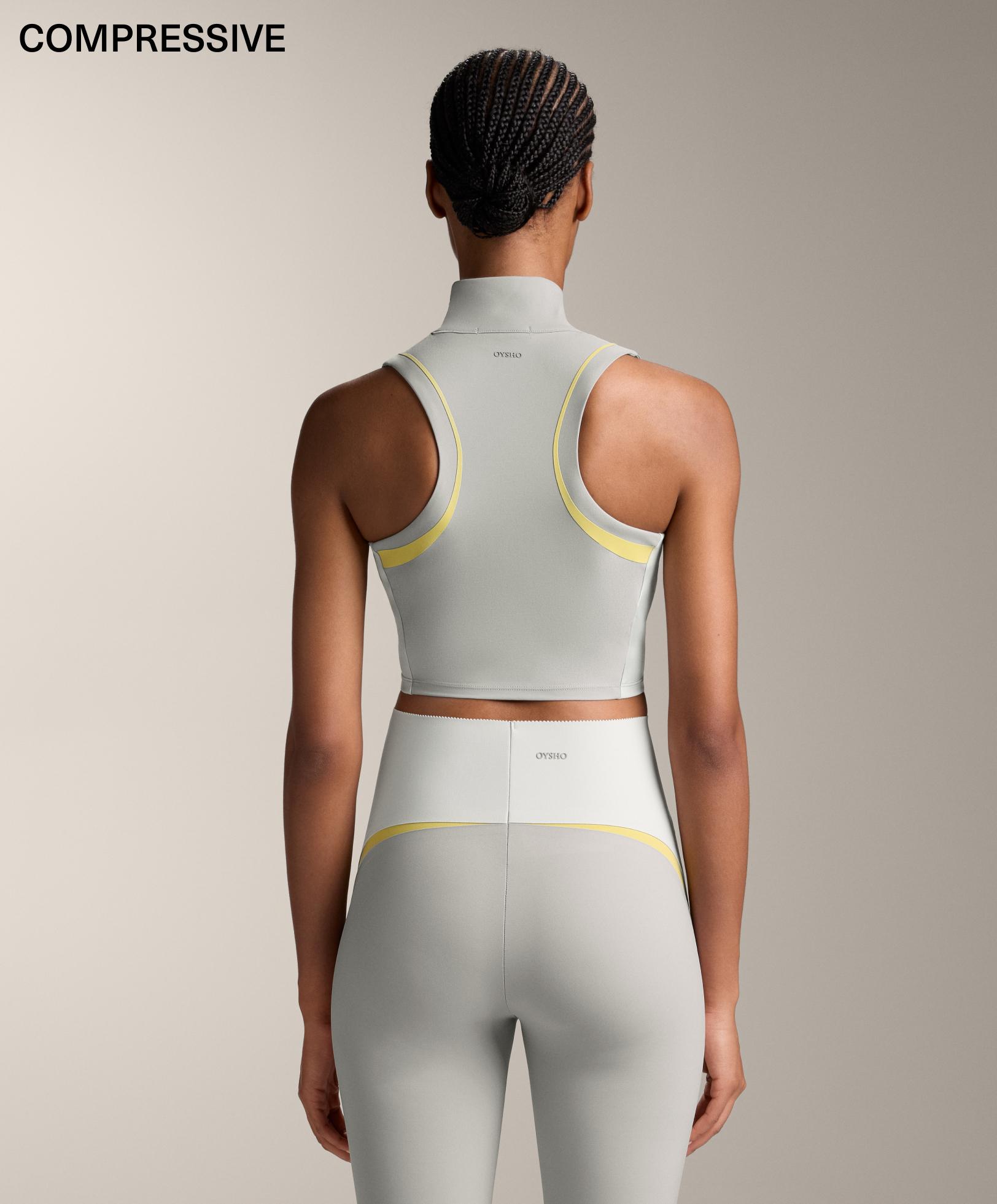 Compressive block tank top Compressive block tank top
