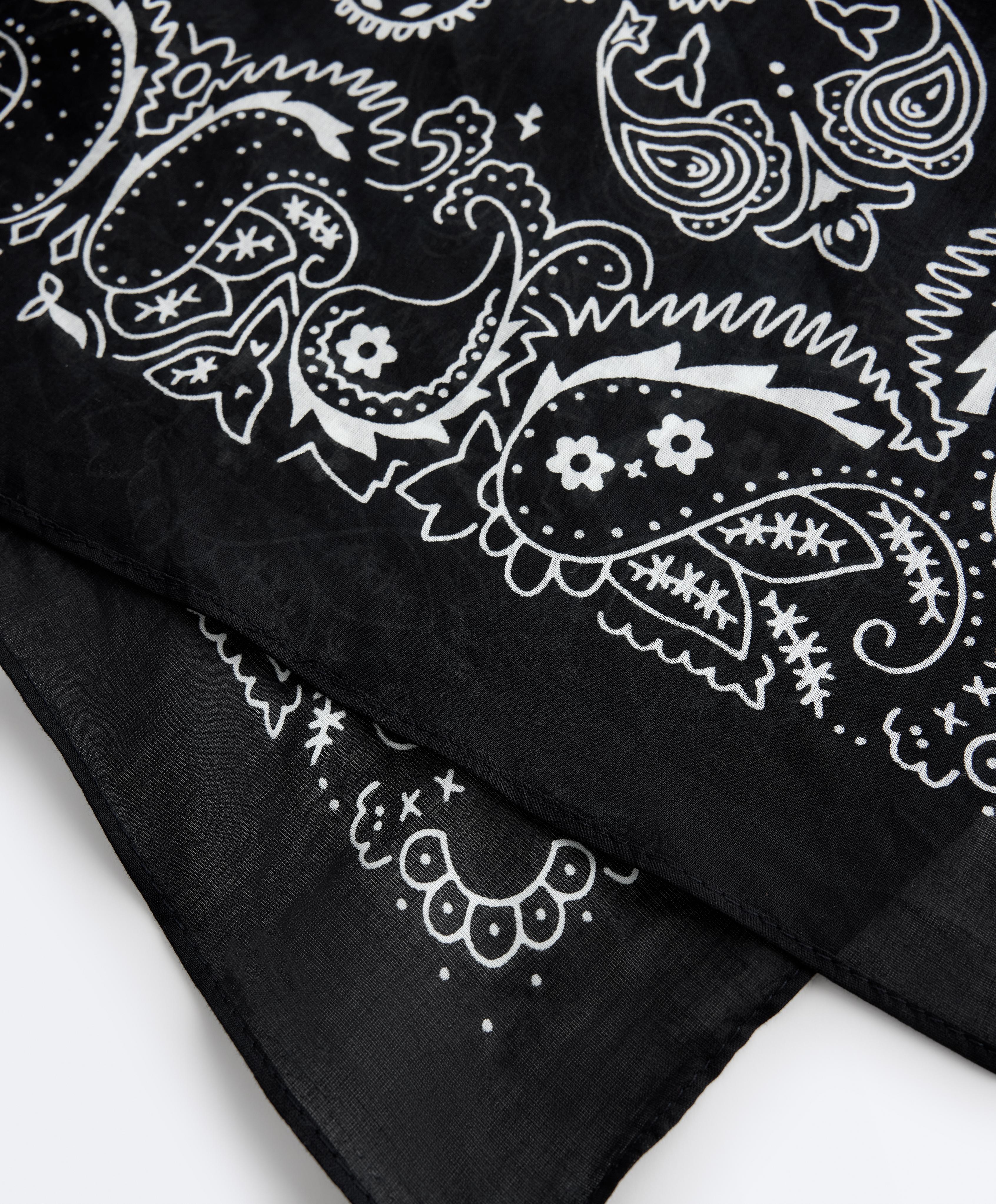 ⭐︎ぞうさん専用⭐︎HOORSENBUHS　 PAISLEY BANDANA Printed 100% cotton bandana | OYSHO România