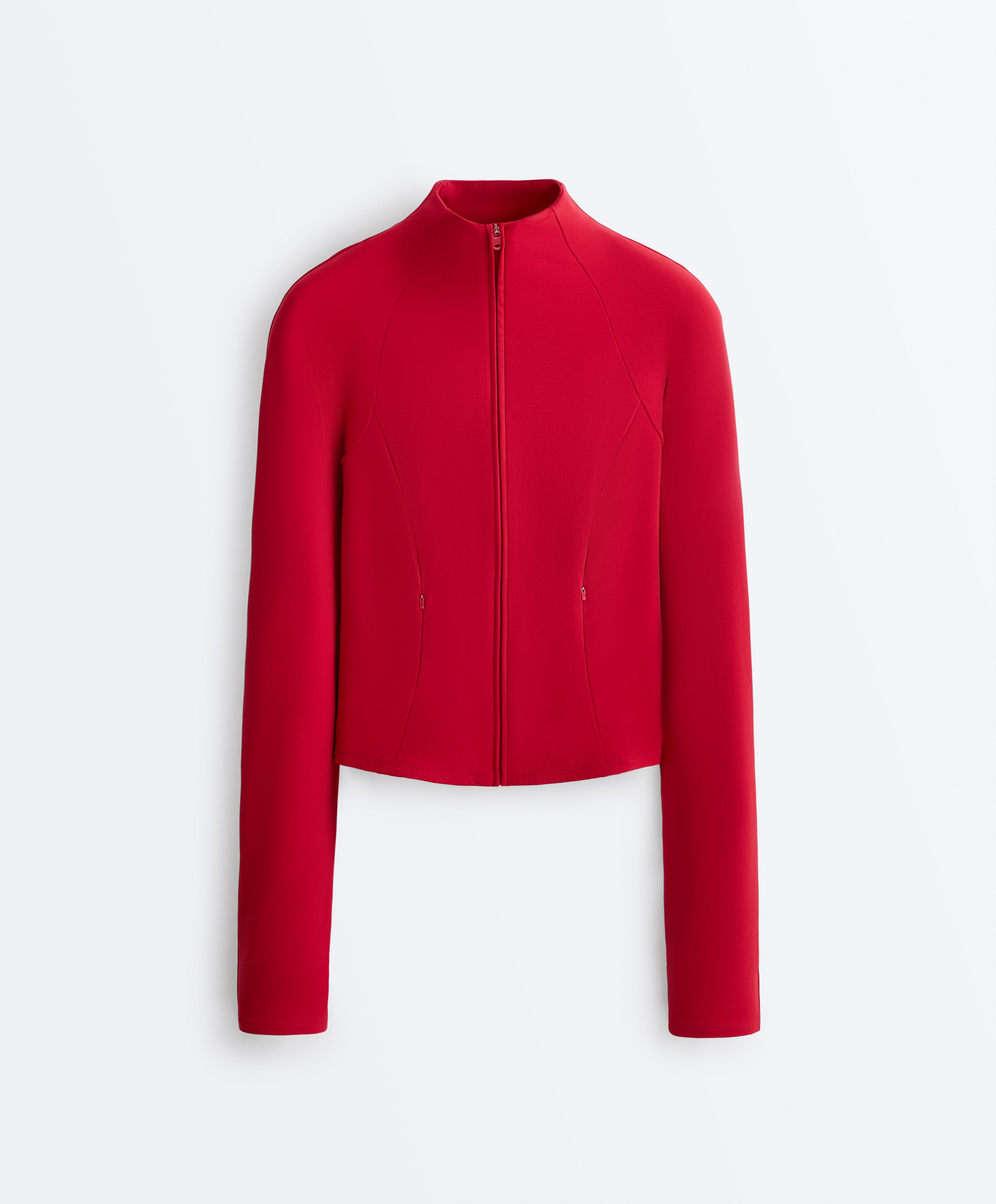 Light warm technical jacket — BRIGHT RED