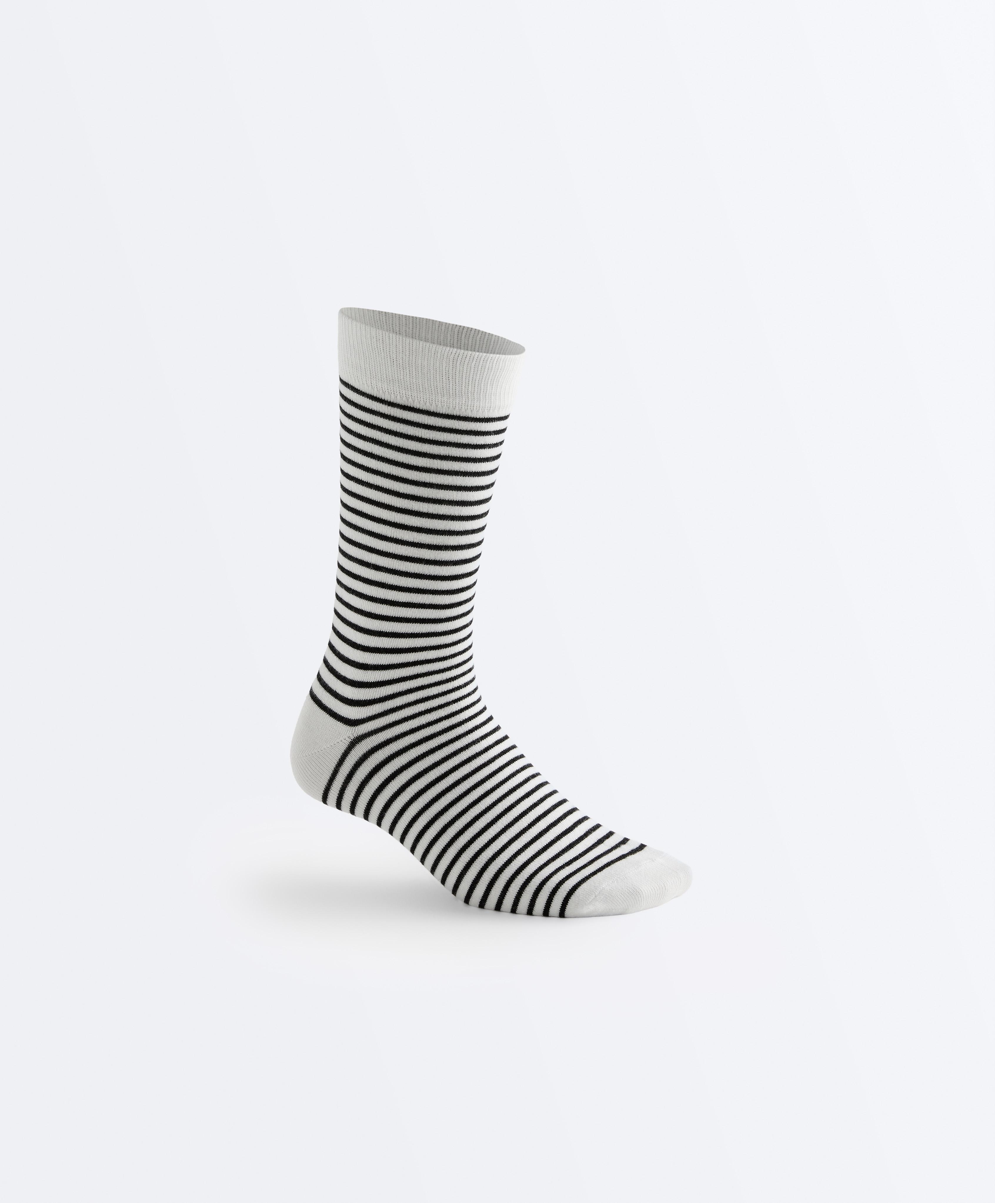 3 pairs of cotton blend Classic socks — PALE ECRU